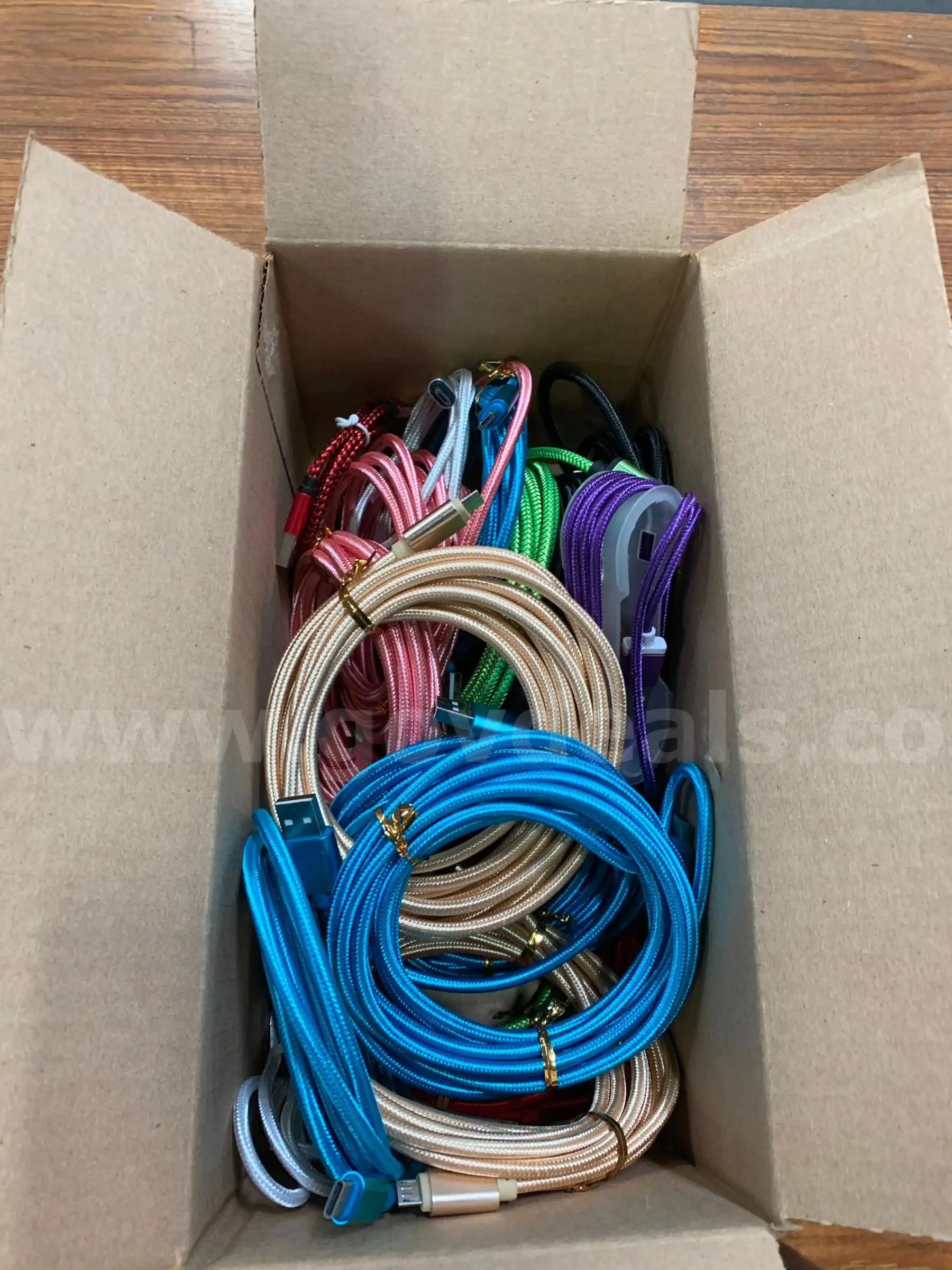 Box of Charging Cables