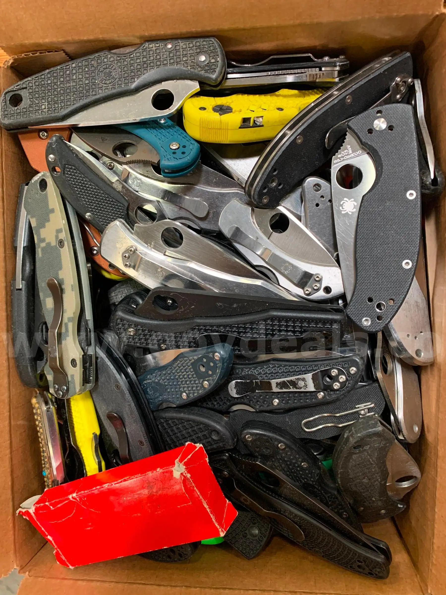 Box of Folding Knives