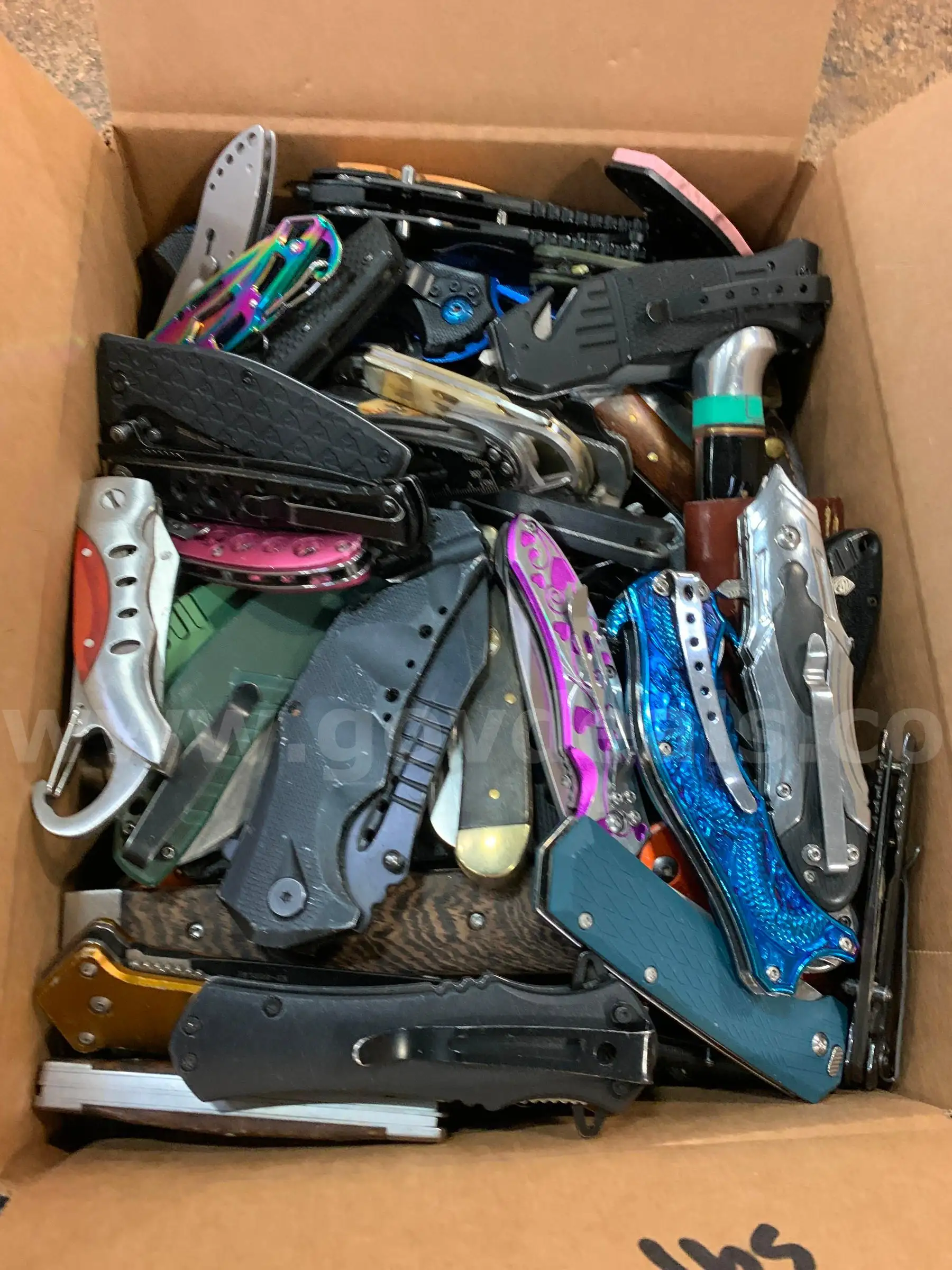 Box of Folding Knives