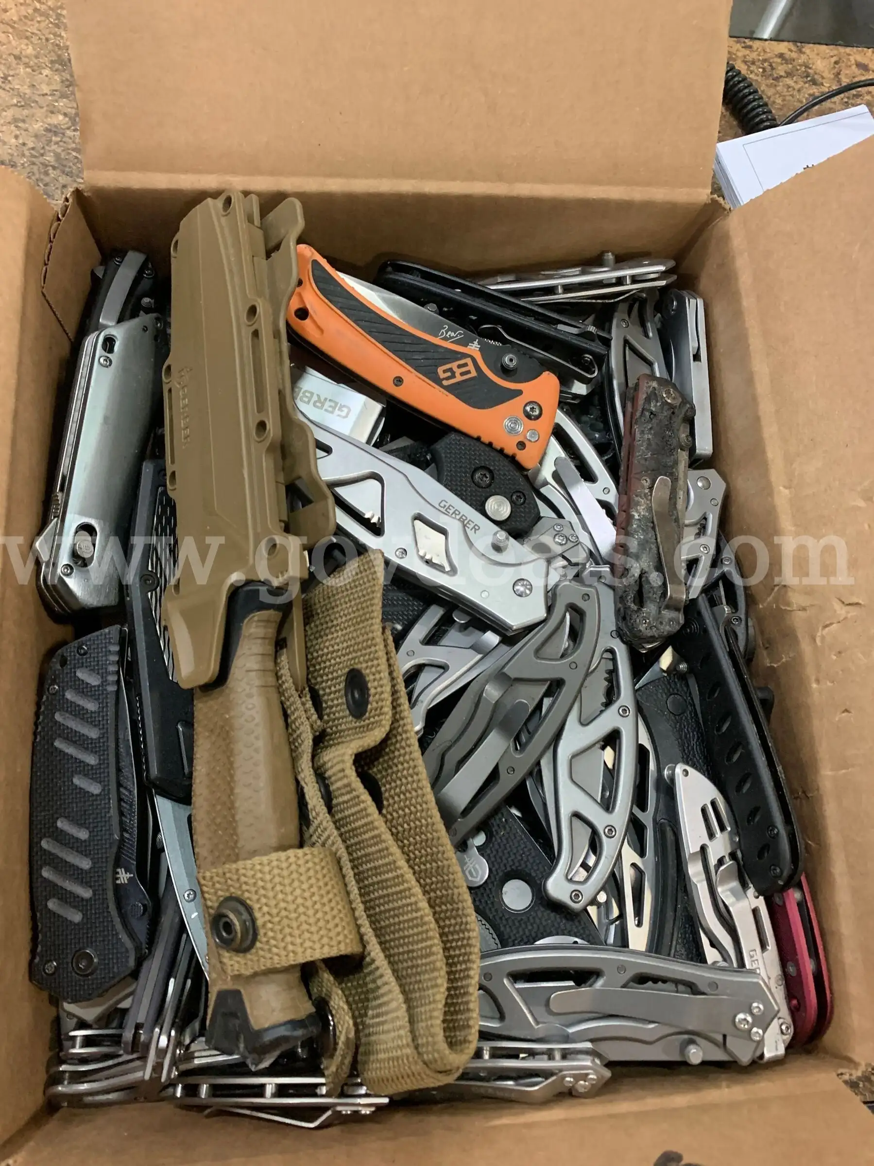 Box of Folding Knives
