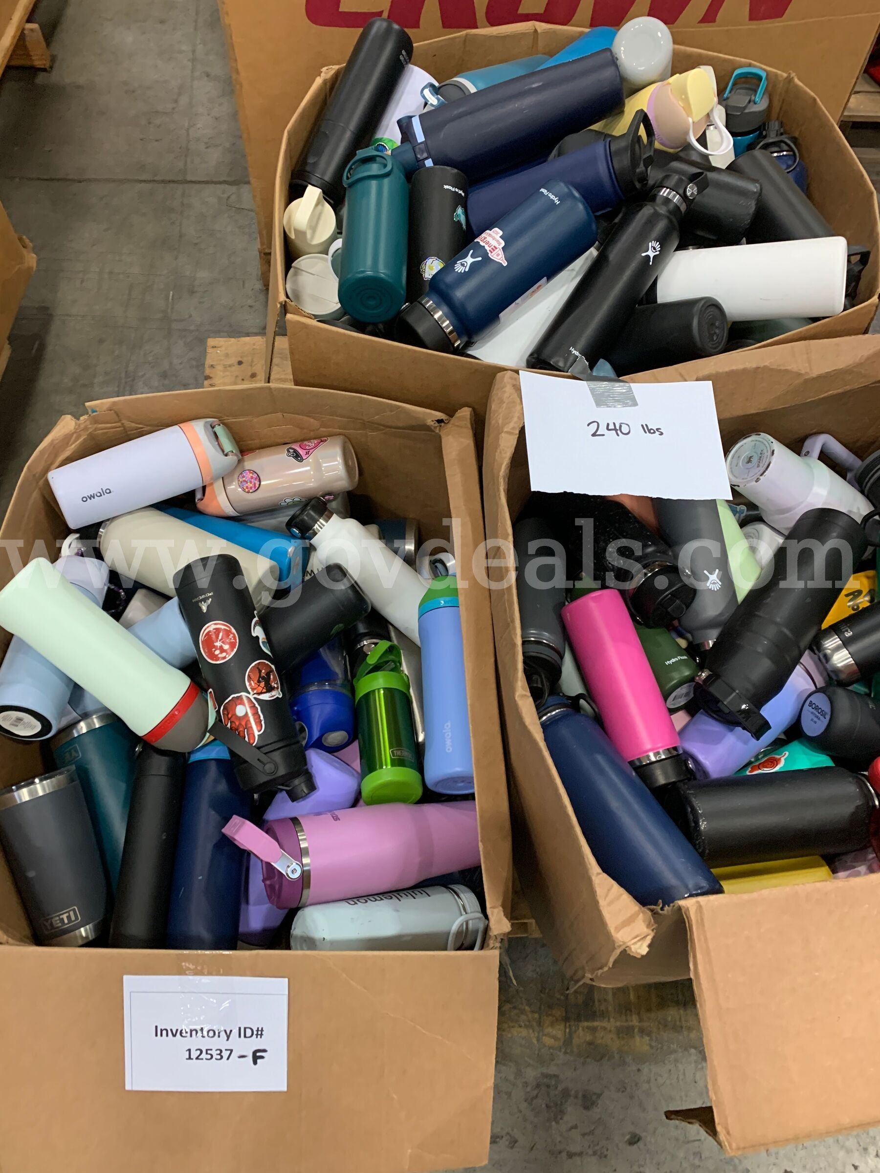 Pallet of Water Bottles