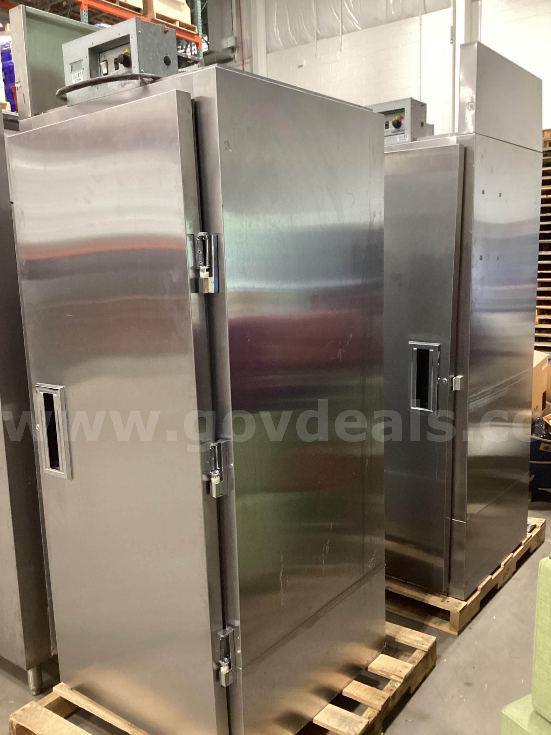 2 Heated cabinets