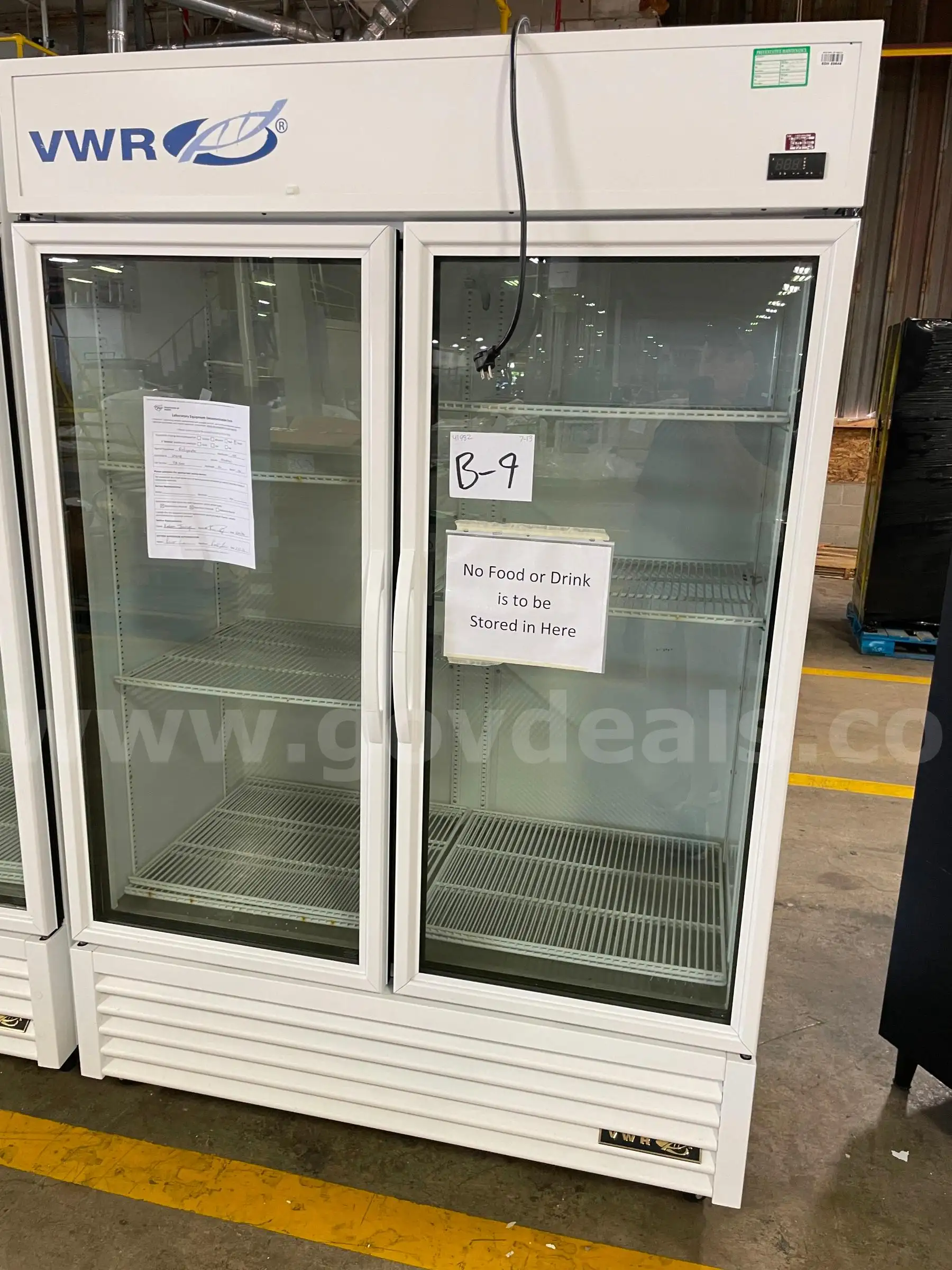 VWR Refrigerator Model GDM-49-SCI-HC