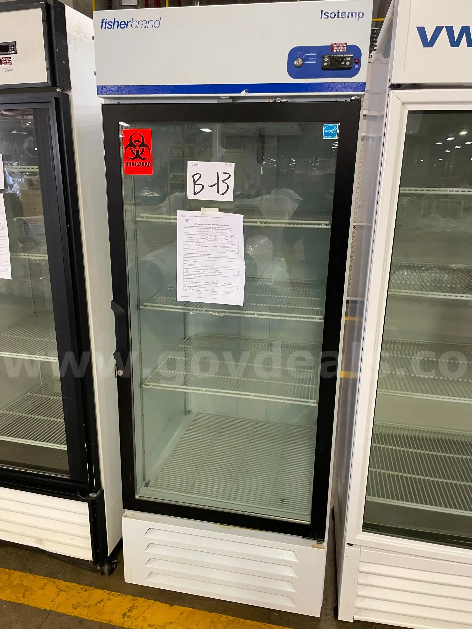 Fisher Scientific Refrigerator Model FBG30ROGA