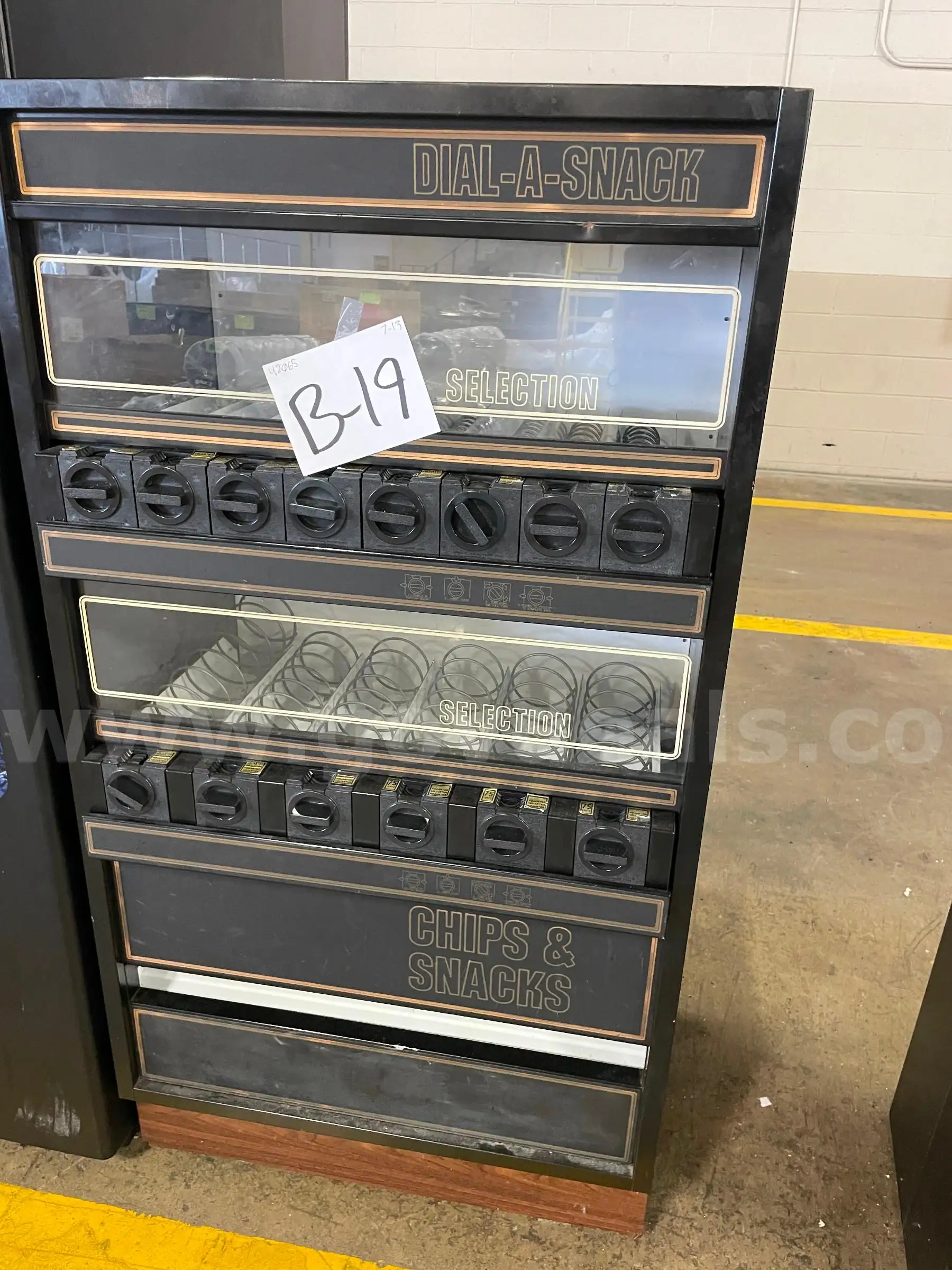 Dial-A-Snack Vending Machine