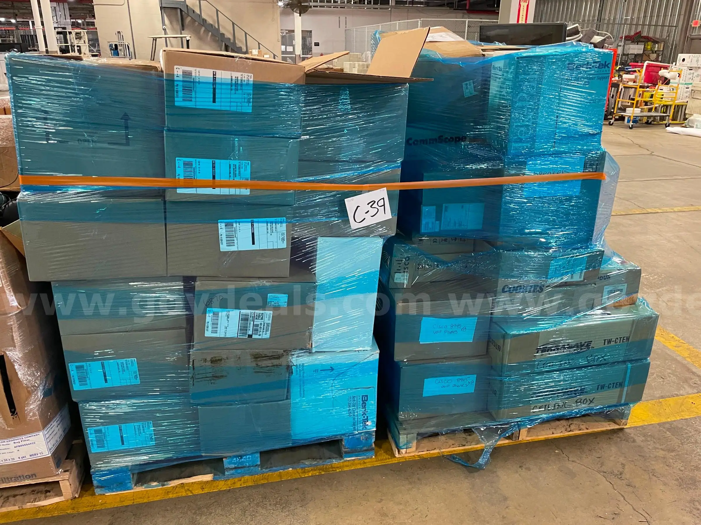 Lot of Voip Phones Network Wiring and Misc. PC Related Items
