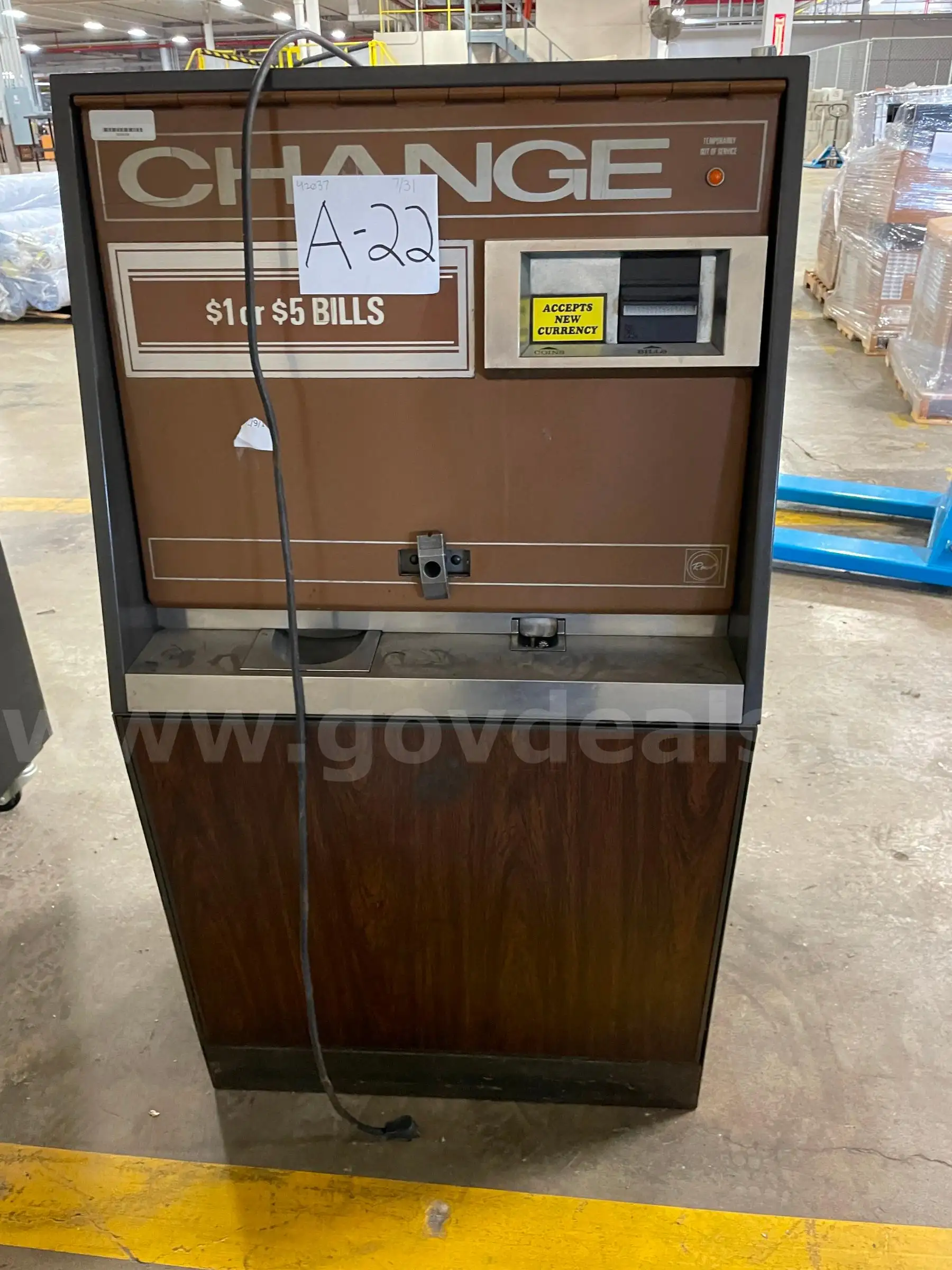 Rowe BC35 Bill Changer