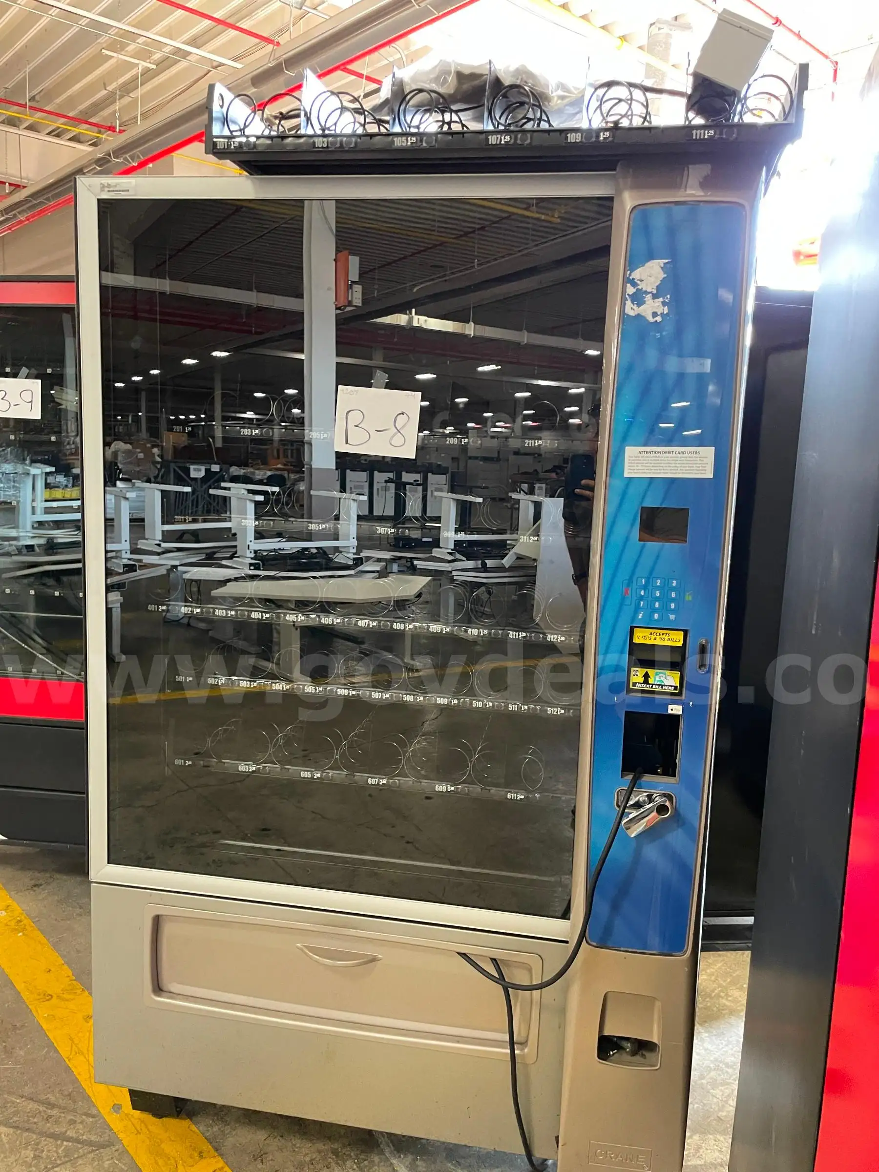 Merchant - 6 Wide Media Vending Machine Model 187D