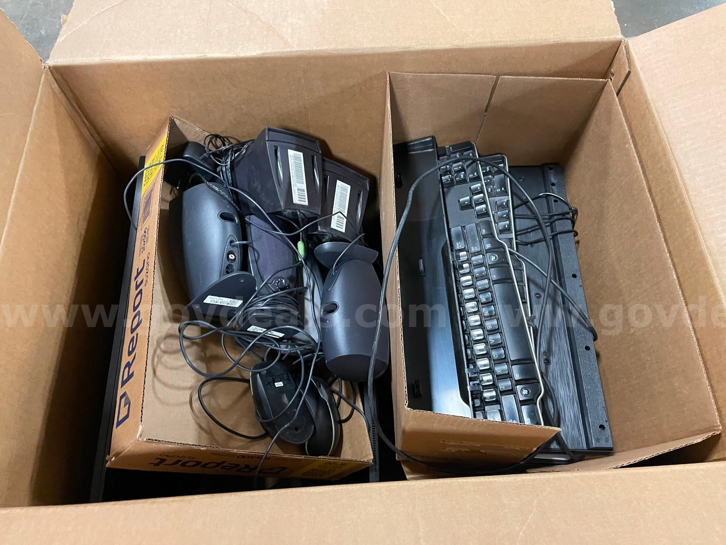 Lot of PC Monitors PC Speakers and Accessories