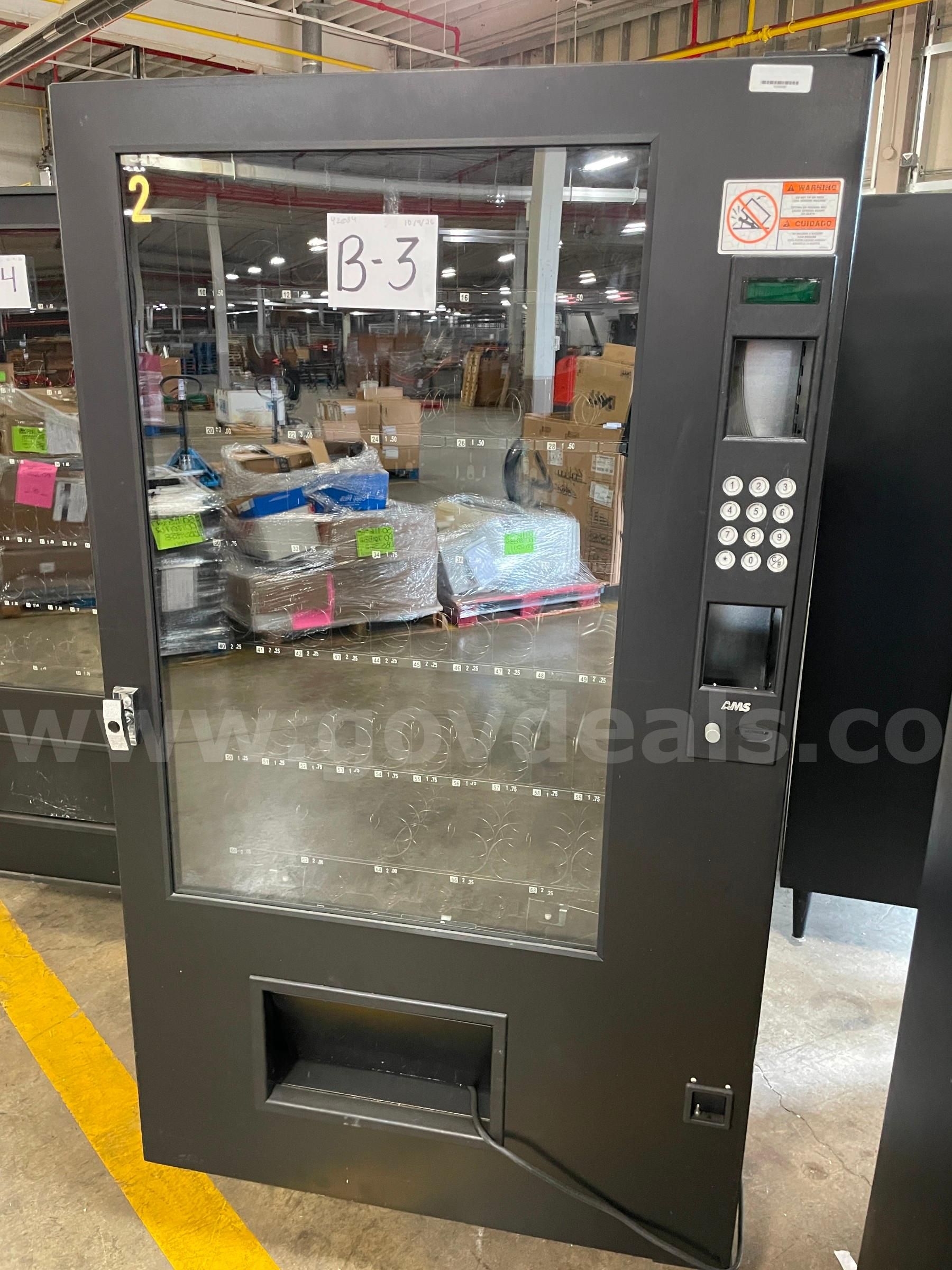 AMS Vending Machine Model AMS 39-640