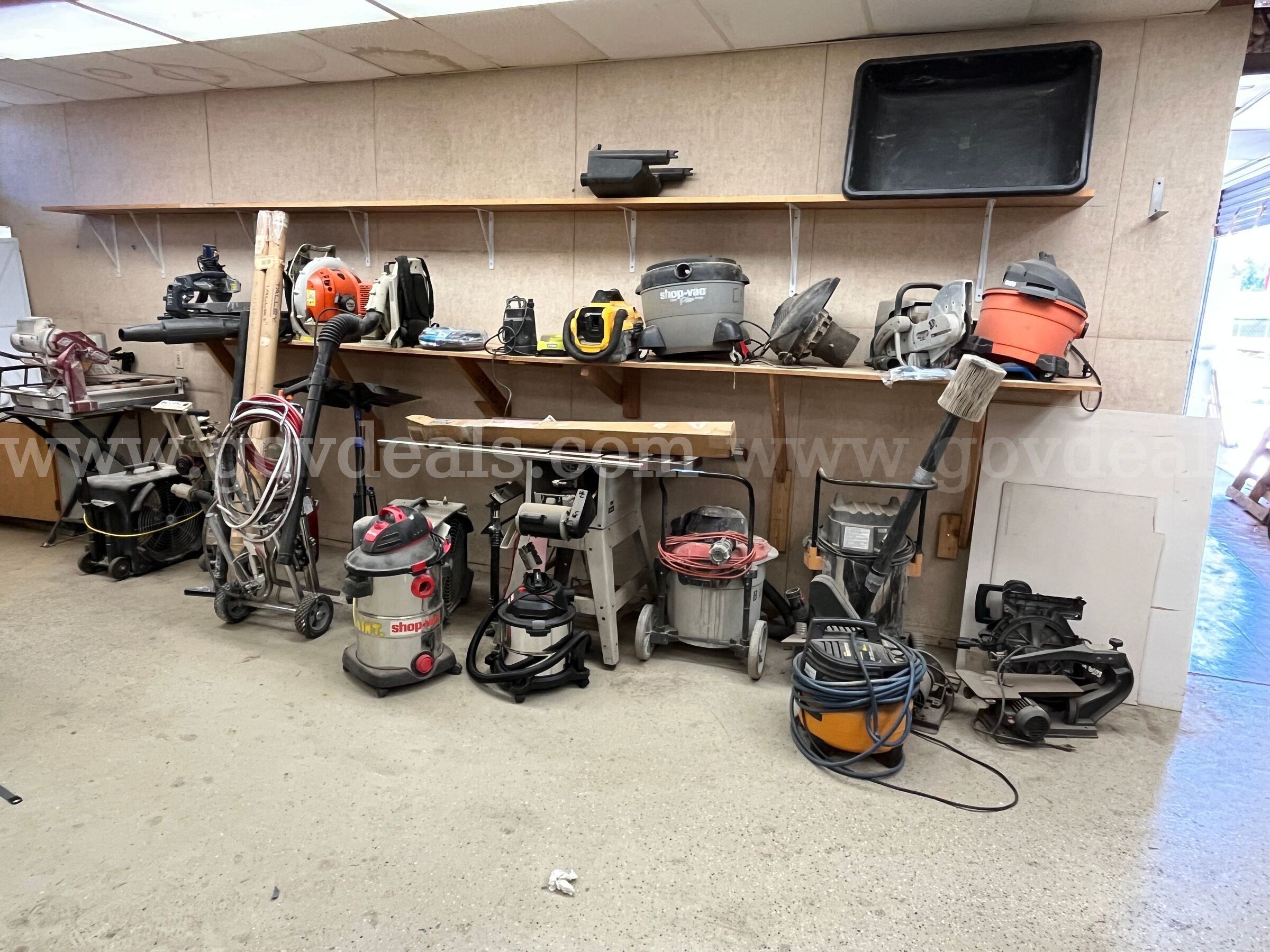 Large Lot of Maintenance Equipment