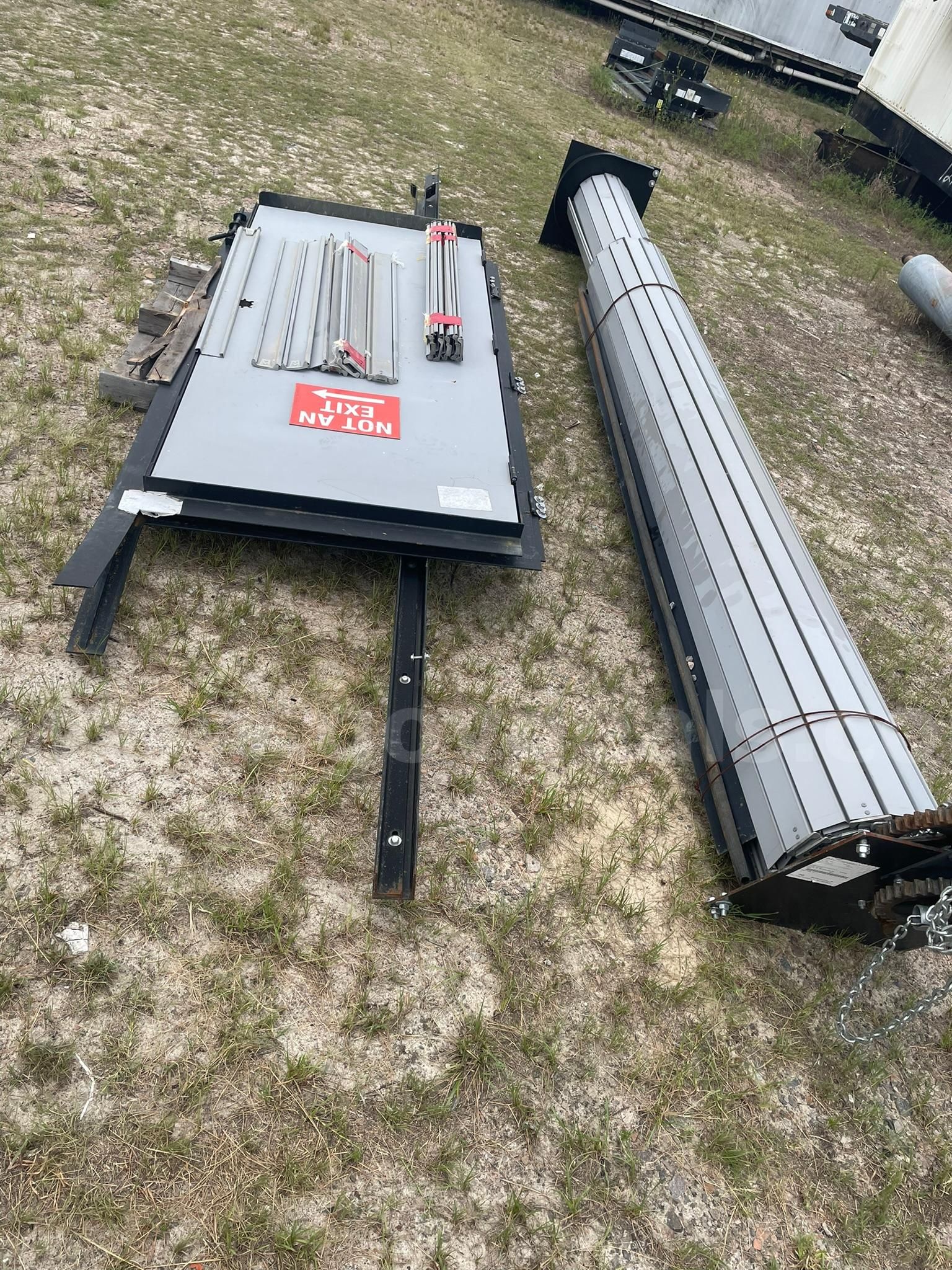 16 W x 14 H Roll up Door with Man Door on One end