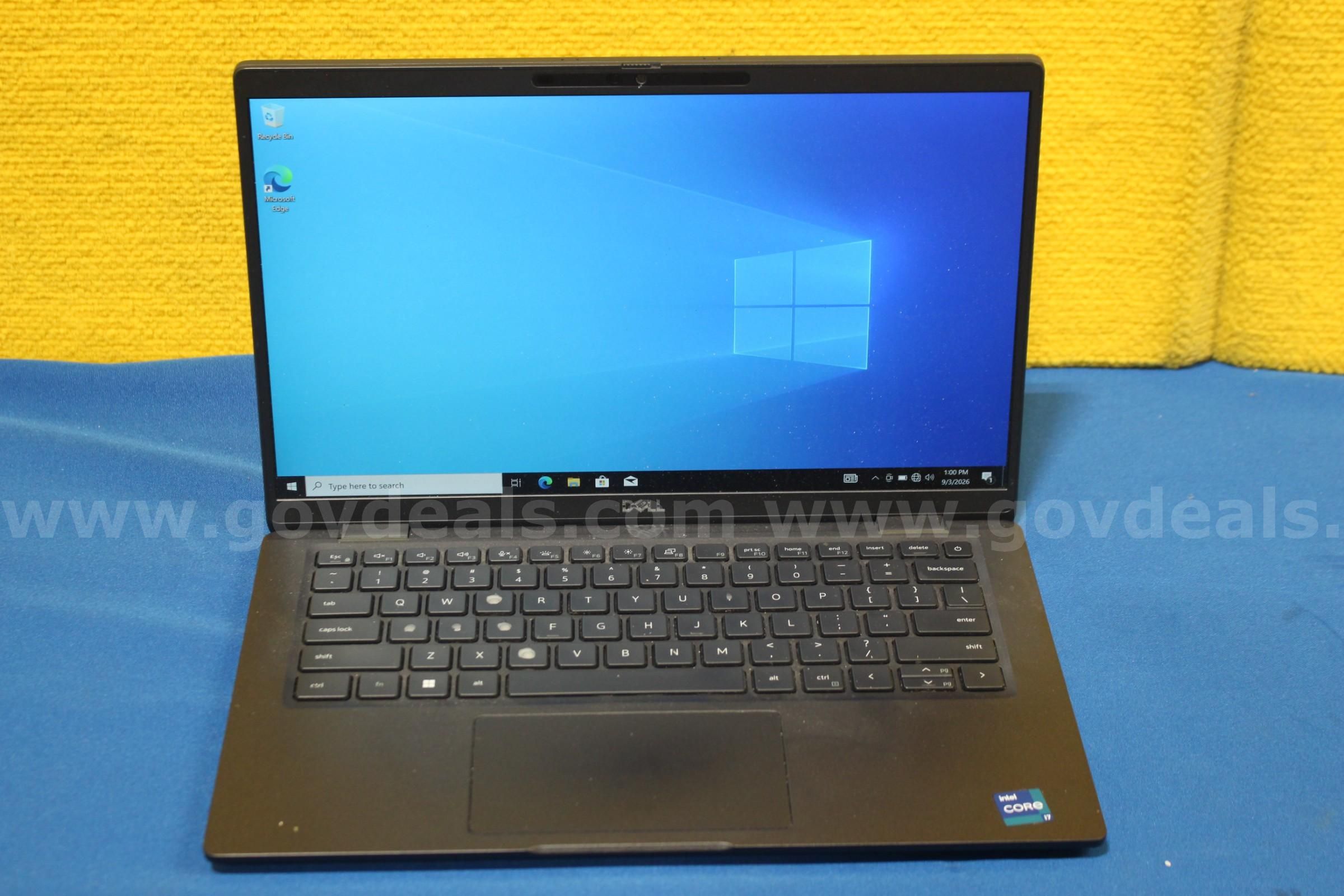 (1) Dell Latitude 7420 Laptop 16GB RAM 256GB SSD OS Windows 10