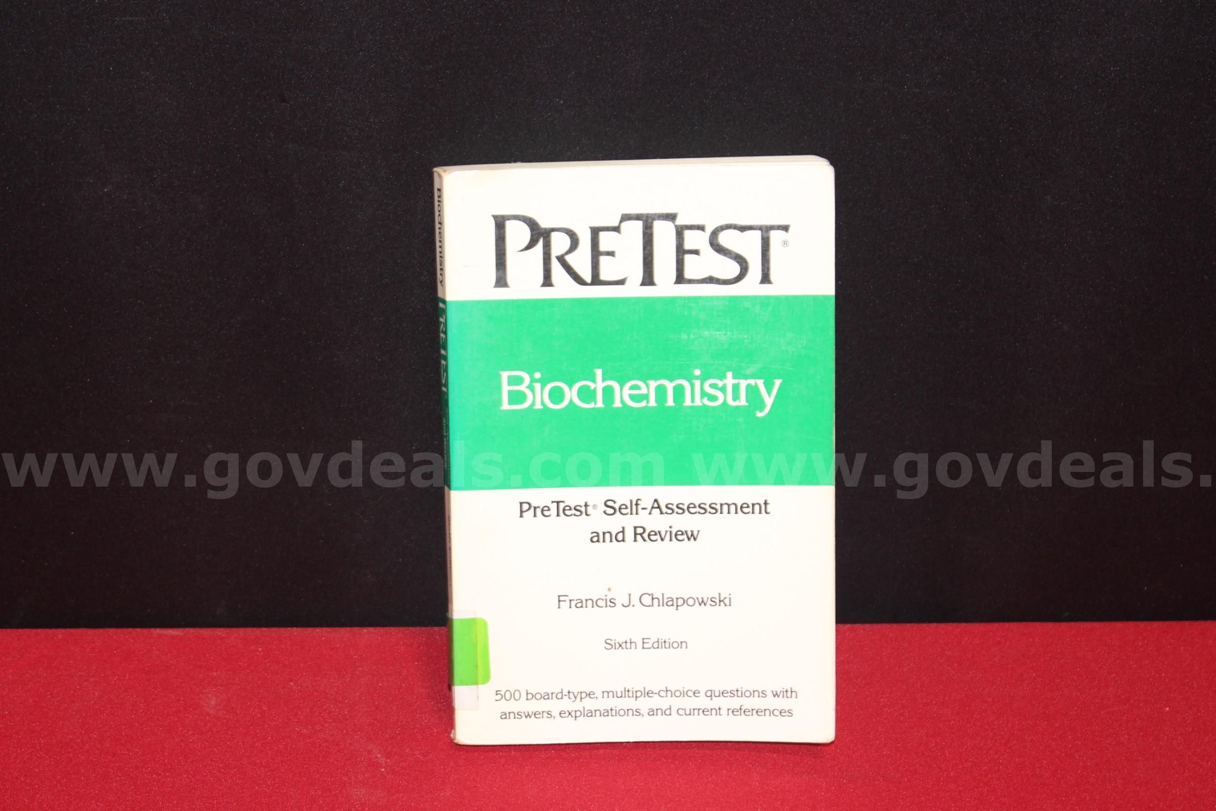 (1) Biochemistry PreTest Self-assessment and Review Book