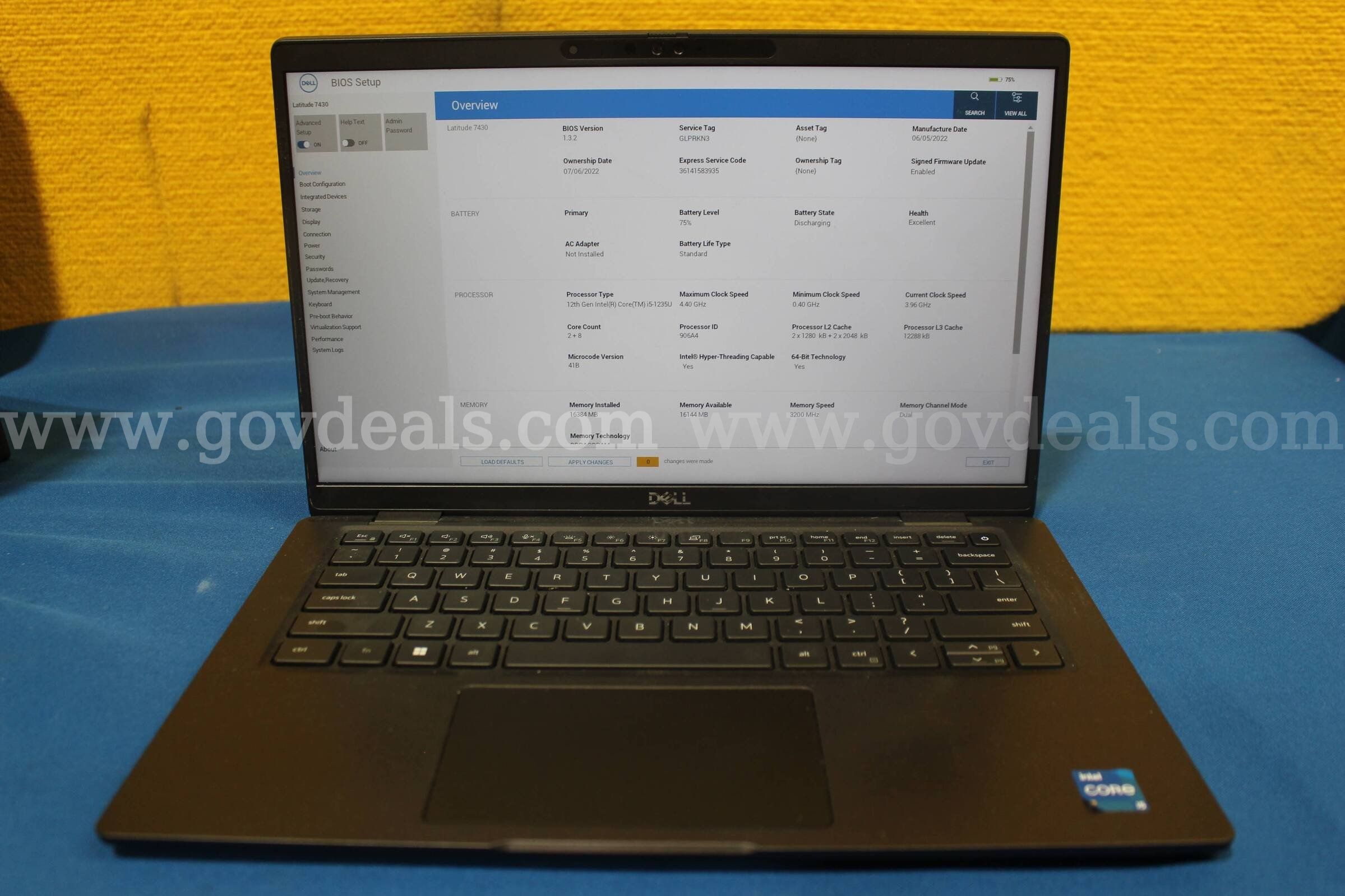 (1) Dell Latitude 7430 14.0 FHD Laptop - Intel i5 16GB RAM 512GB SSD OS Windows 10 Home (1) Charger
