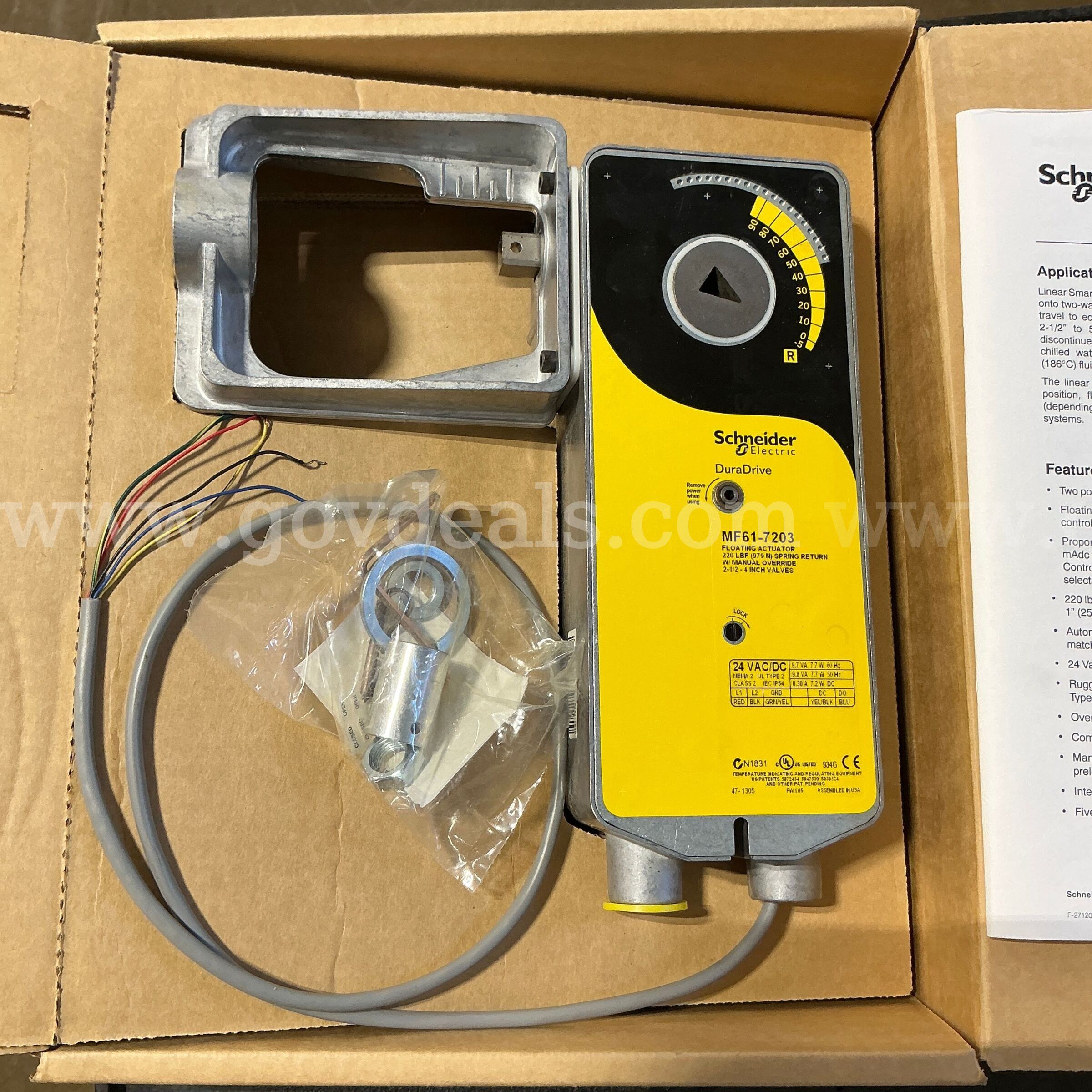Schneider Electric MF61-7203 DuraDrive Floating Actuator - Unused