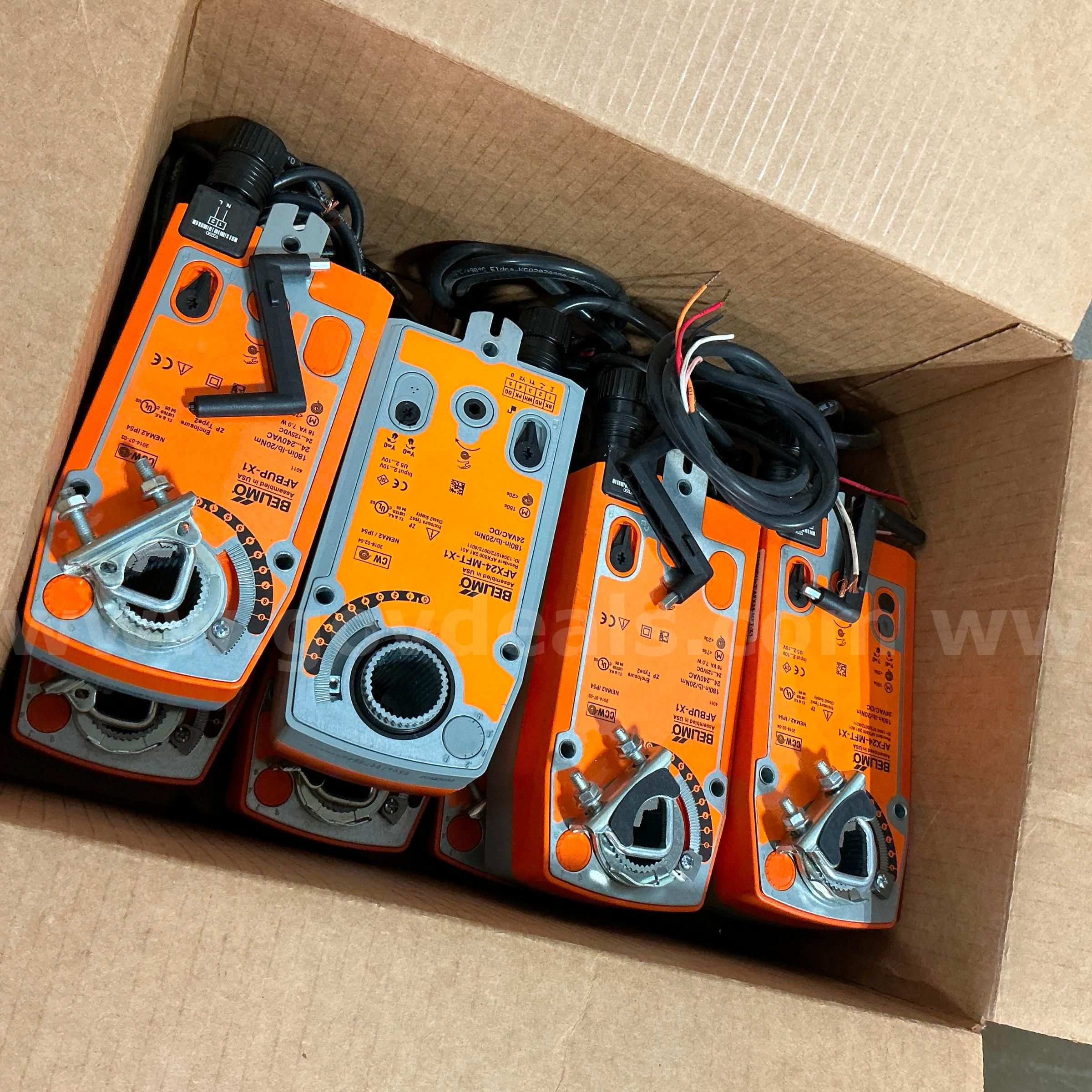 Lot of 8 Belimo AFX24-MFT-X1 Damper Actuators