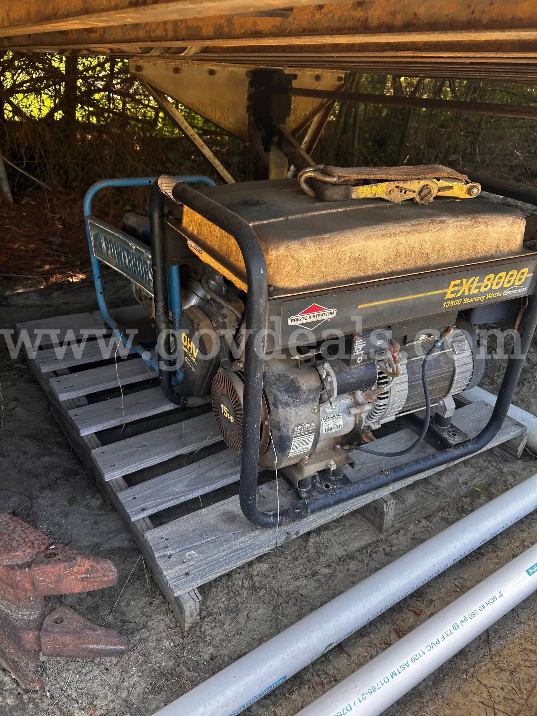 2 Generators Briggs and Stratton and Another Brand Generator