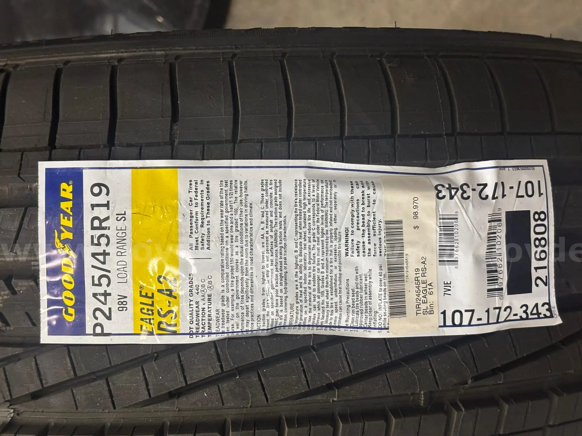 GOODYEAR RS-A2
