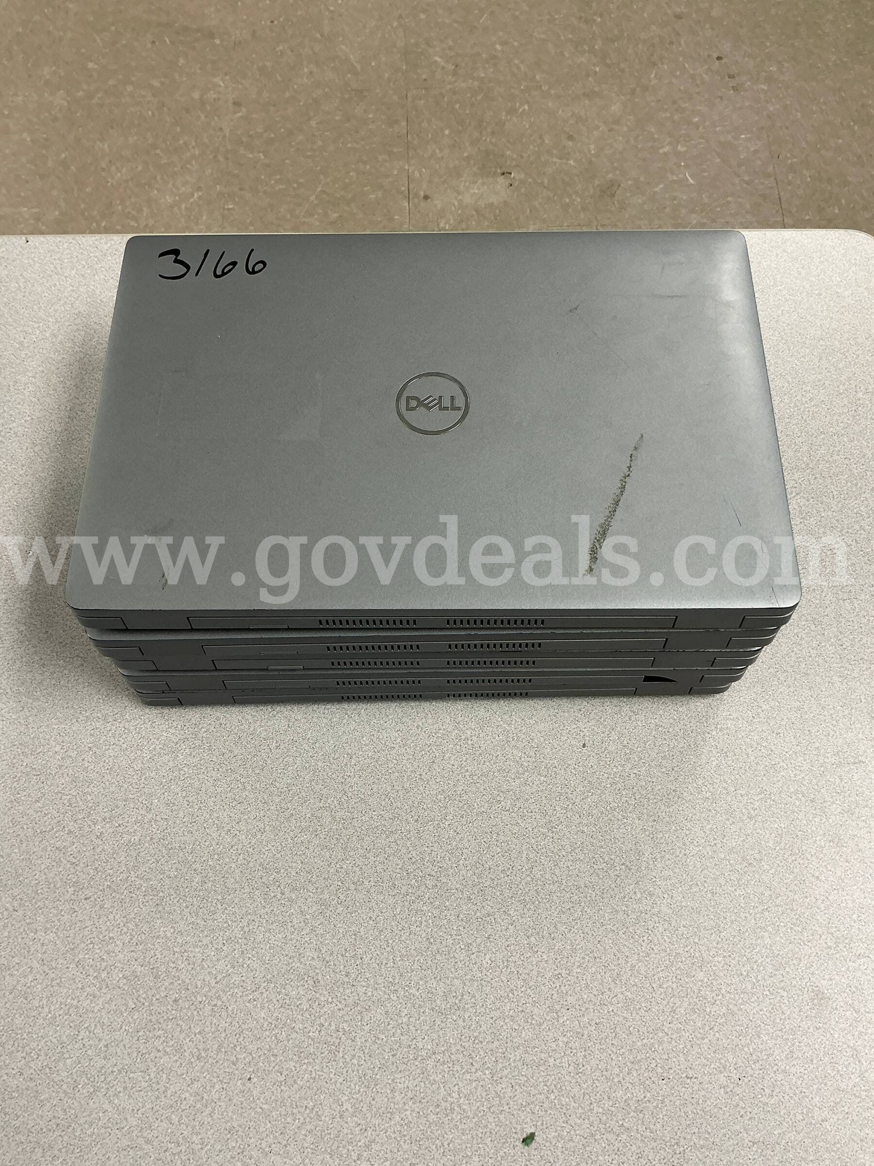 Five Dell Latitude 5420 Laptops