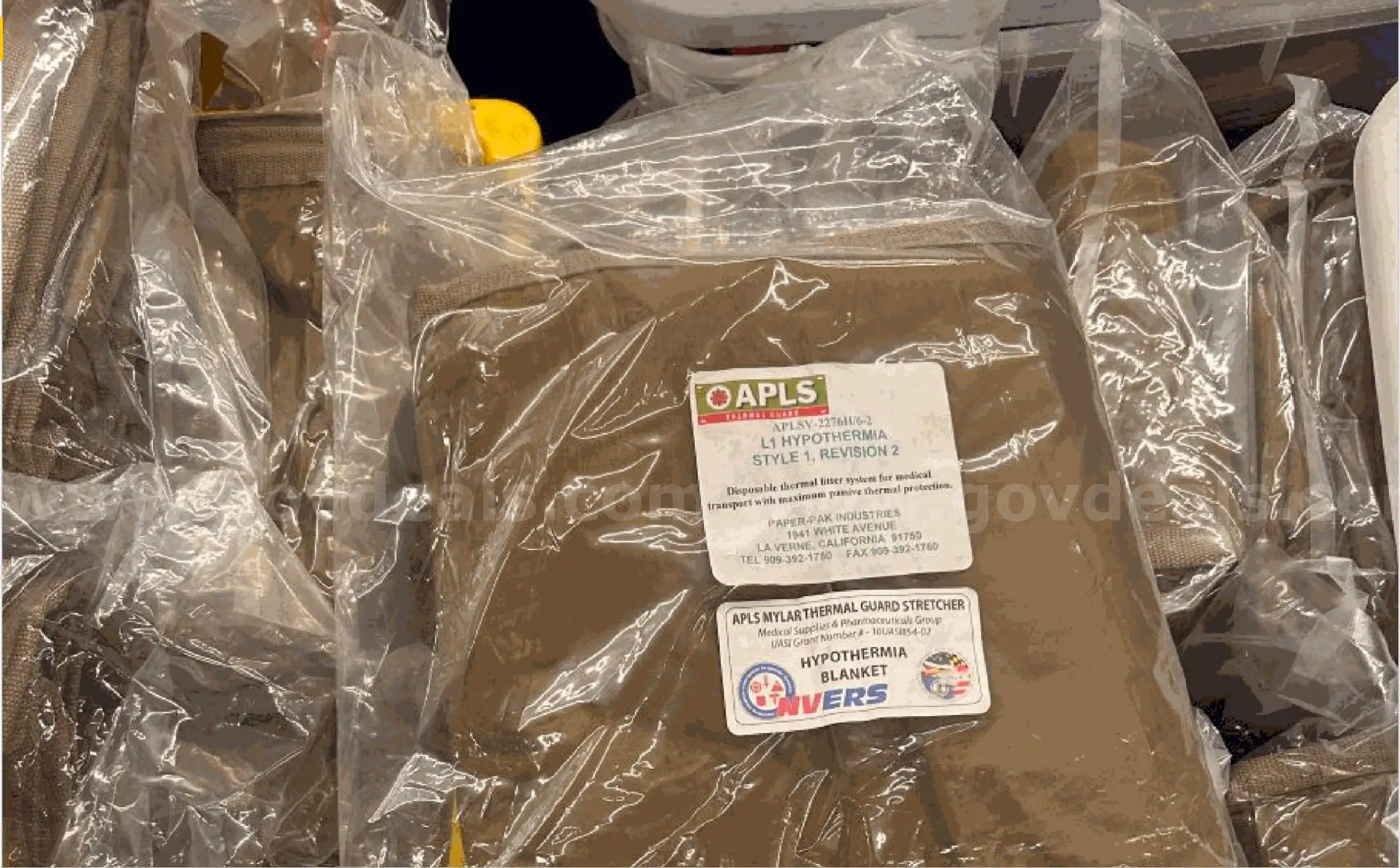 Lot of 17 APLS Hypothermia Blankets Good Condition - Kevin A.