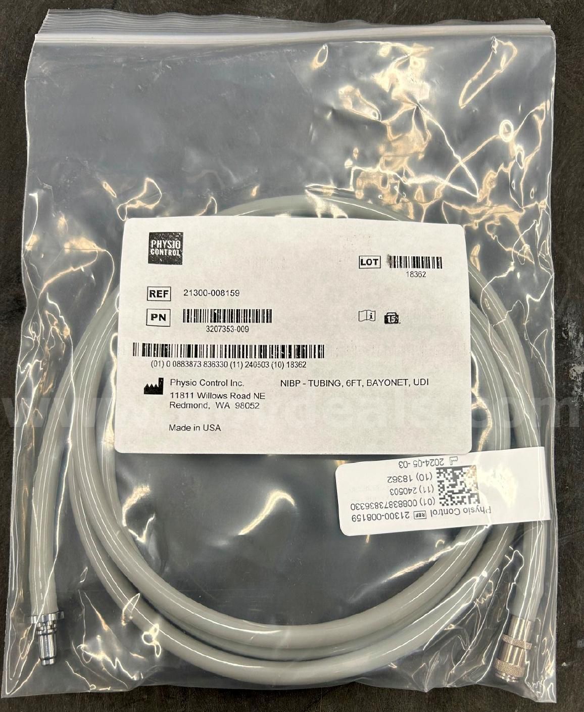 Lot of 37 Stryker LIFEPAK 35 NIBP 6-Foot Tubing New - Pete S