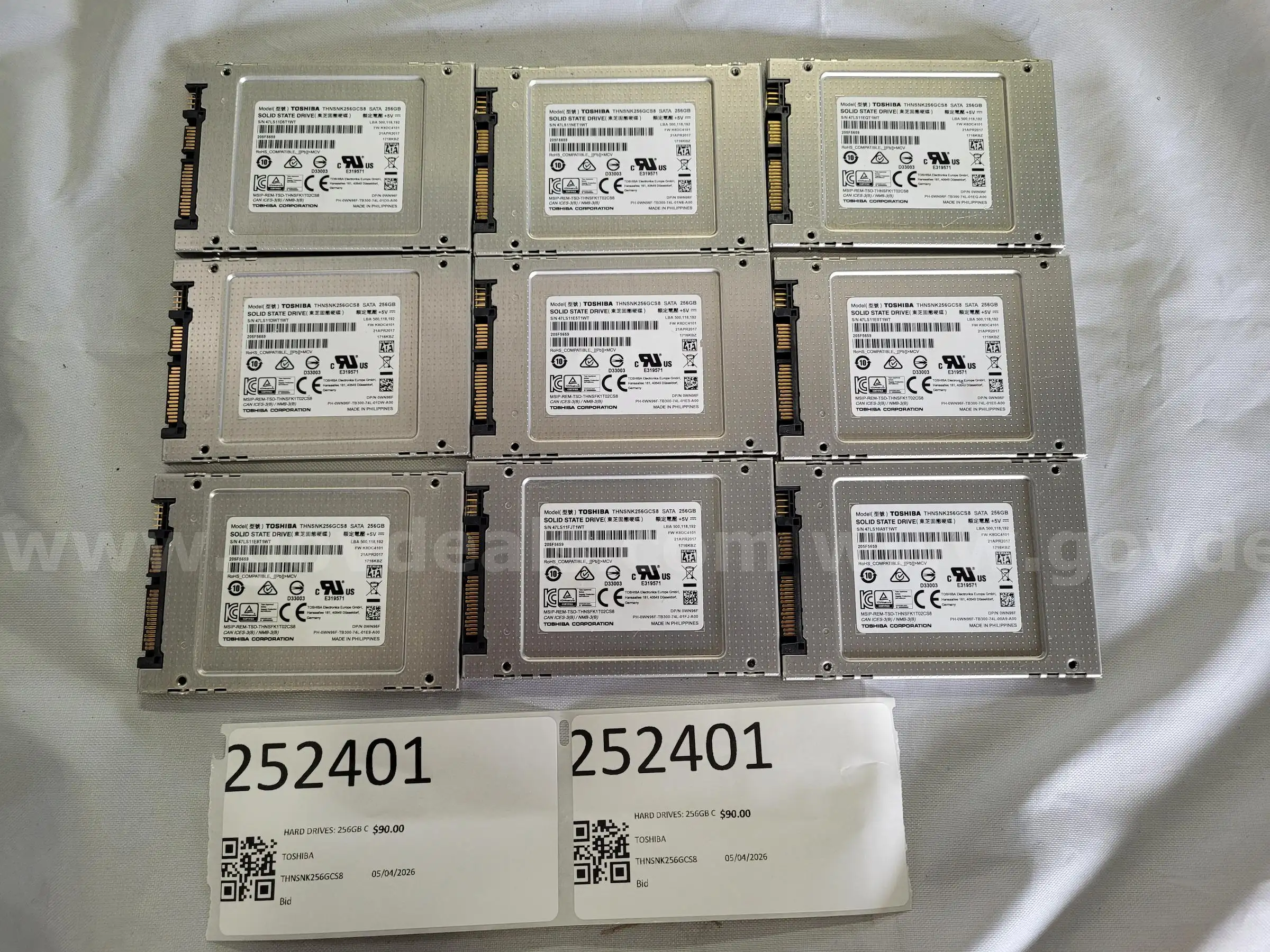 TOSHIBA THNSNK256GCS8