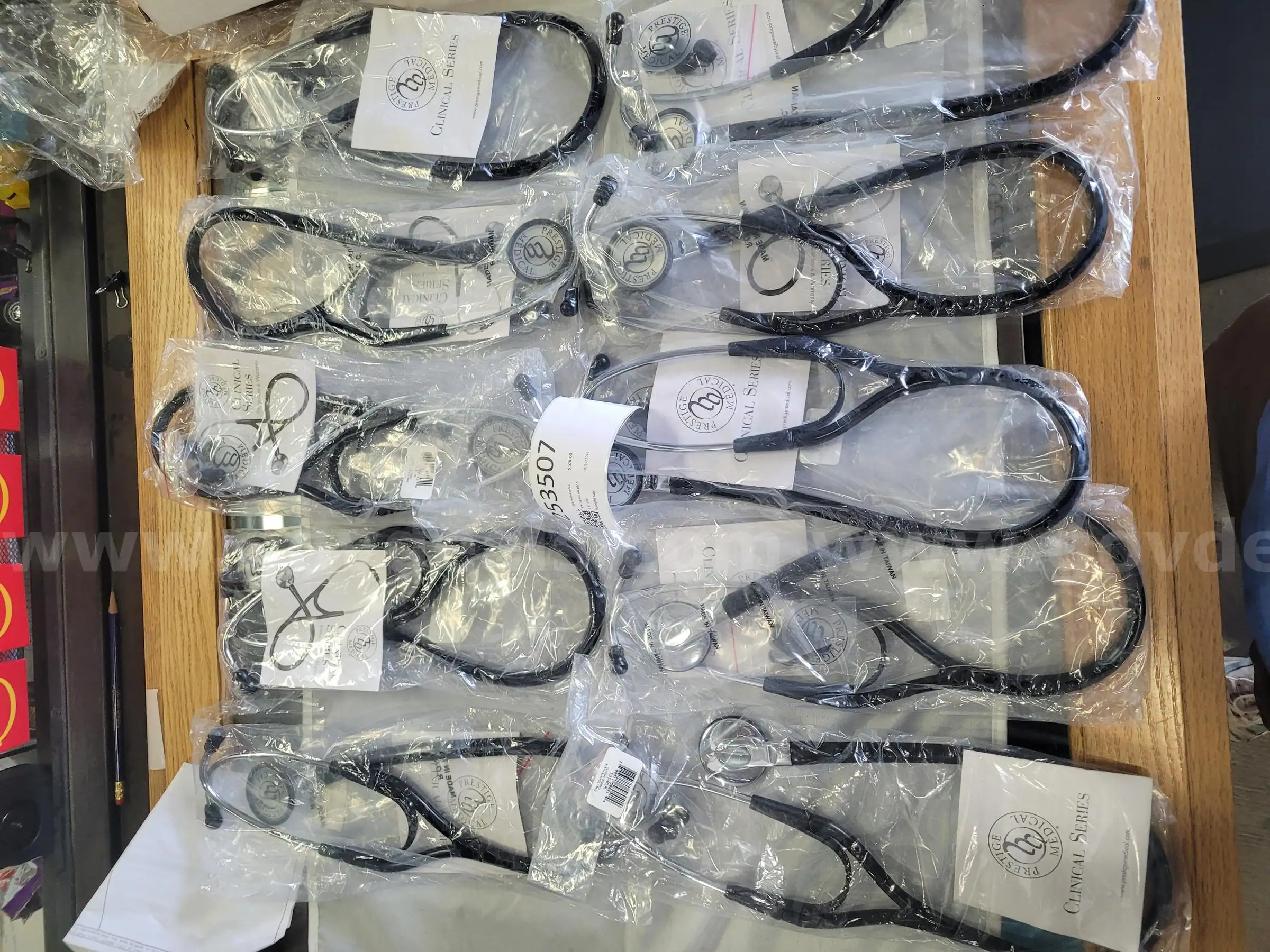 STETHOSCOPES SET BLACK