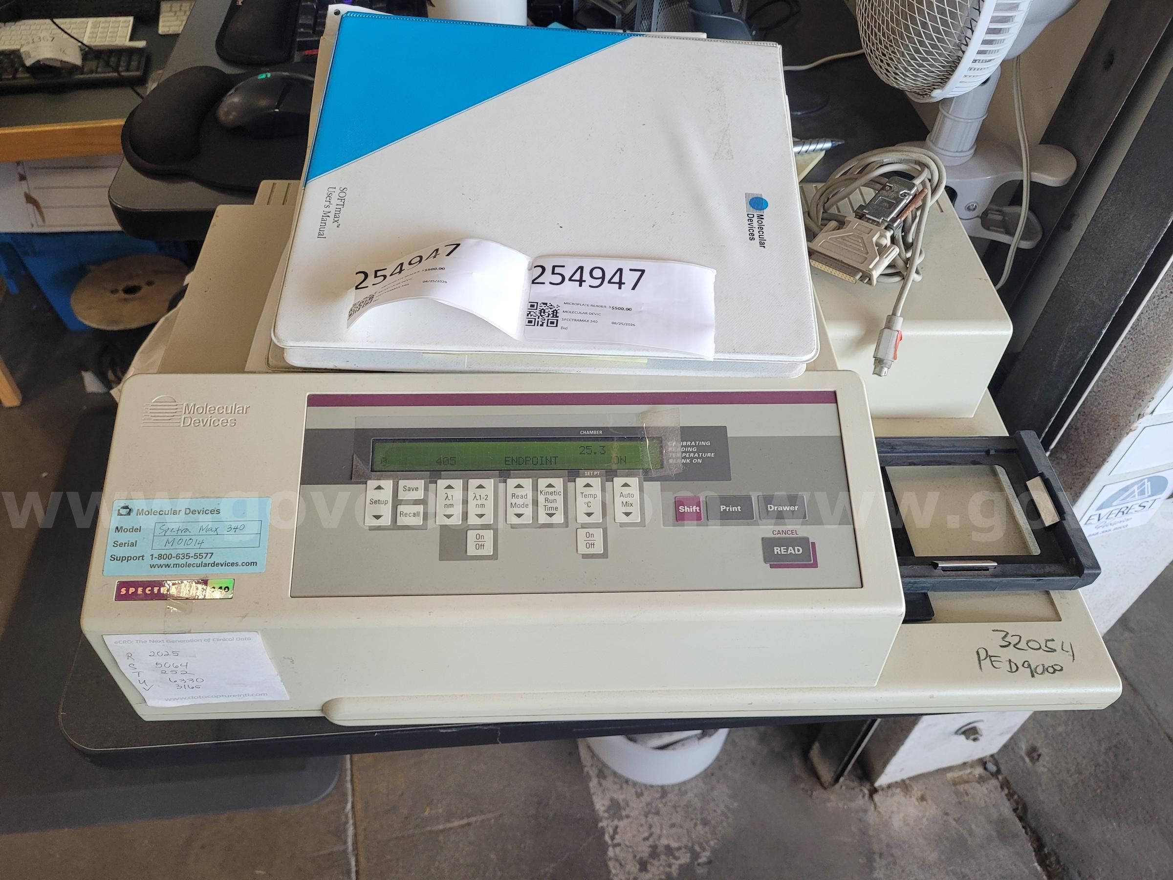 MOLECULAR DEVIC SPECTRAMAX 340