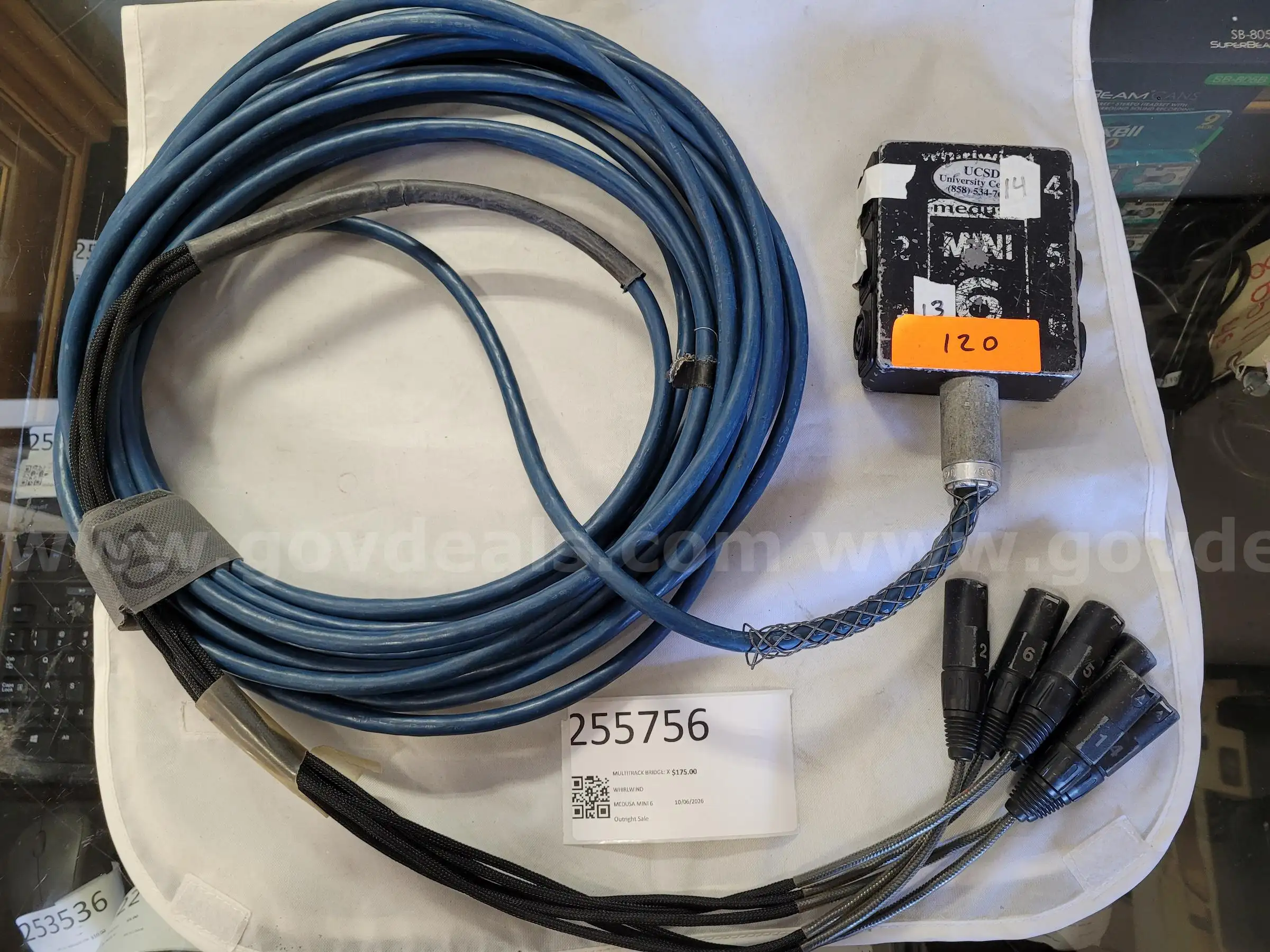 MULTITRACK BRIDGE XLR 4-PORT 50FT