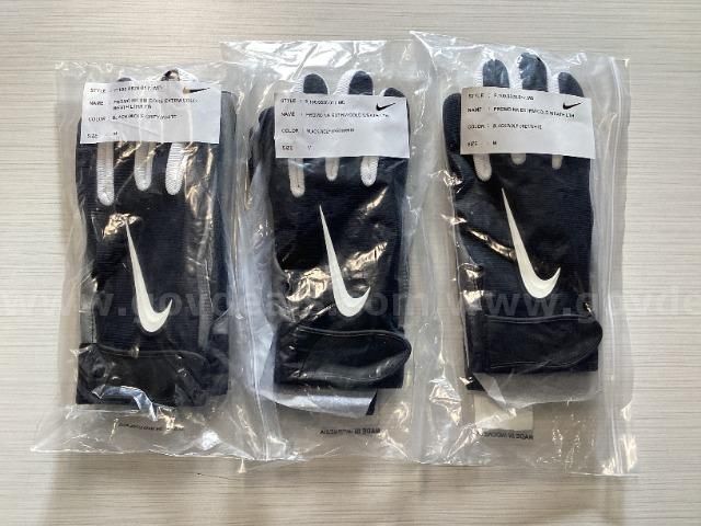 Lot of 3 Nike Promo NK ECW LTH Football Gloves