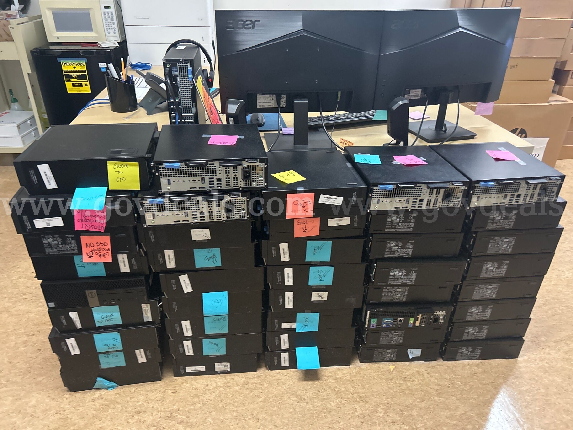 Large Lot of Dell Optiplex Printers & Stand Alone Copiers