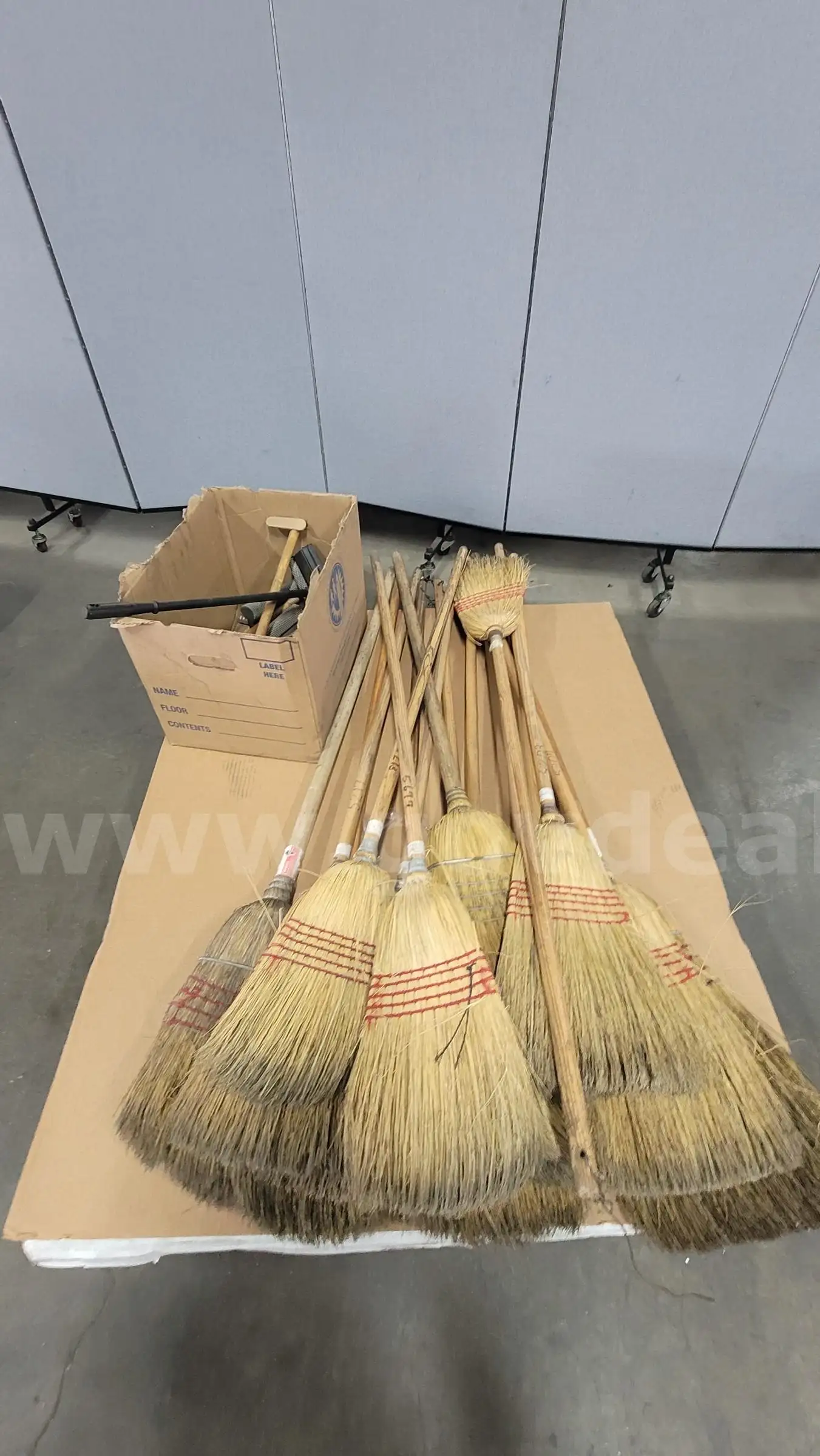 ****ASSORTED CLEANING TOOLS BROOM **** (I)