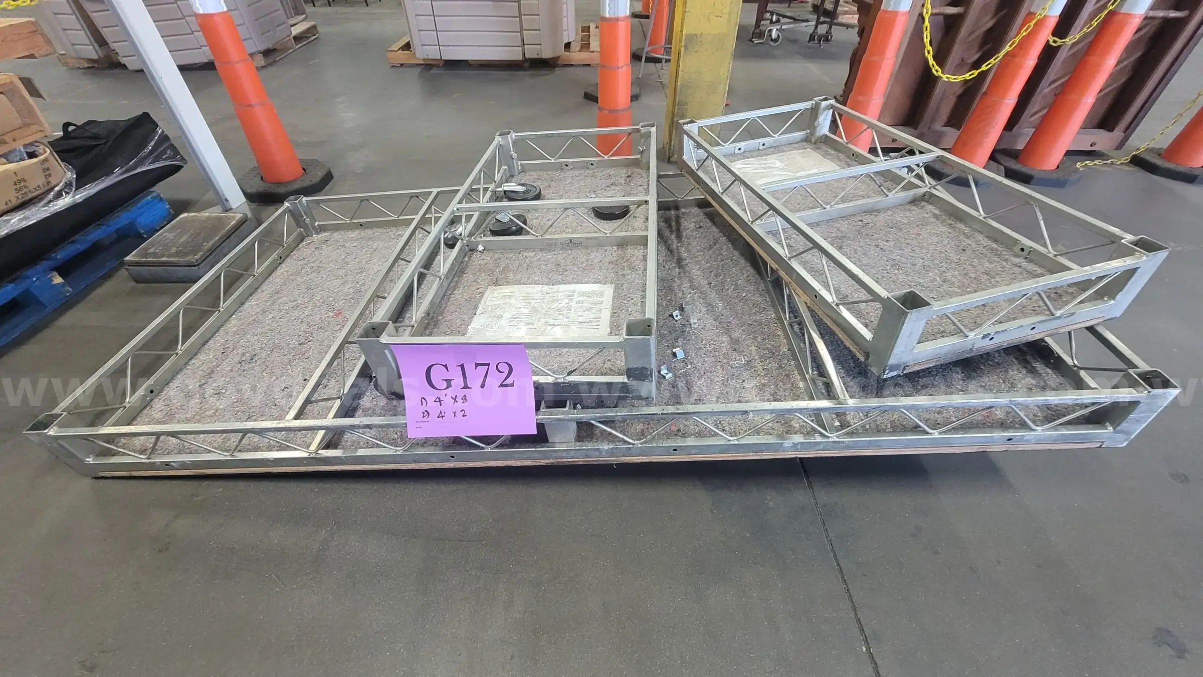 **** STAGE PLATFORM 4X8 AND 4X2 AND RISER STEP **** (I)