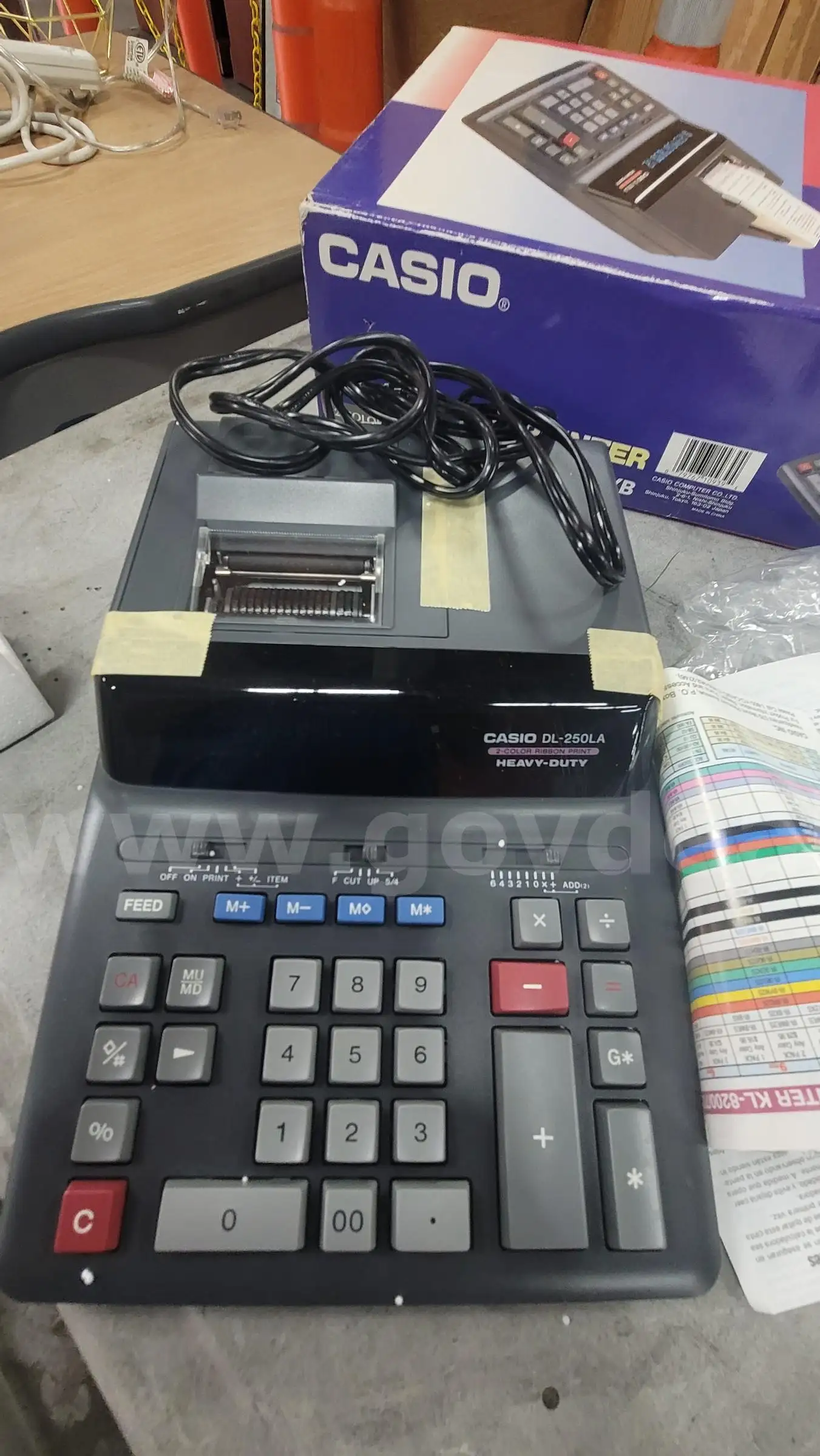 **** CASIO HEAVY DUTY PRINTER CALCULATOR **** (I)