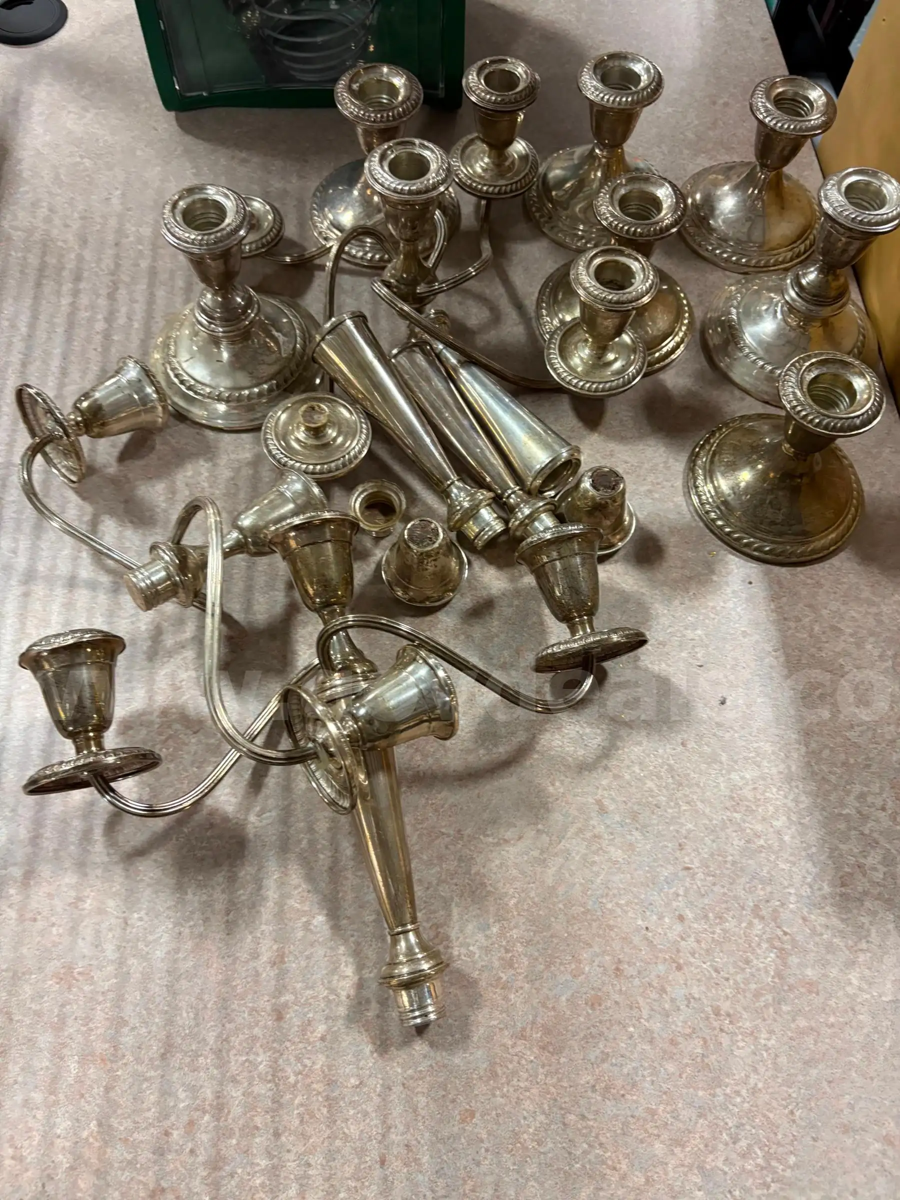 Alvin Sterling Candle holders