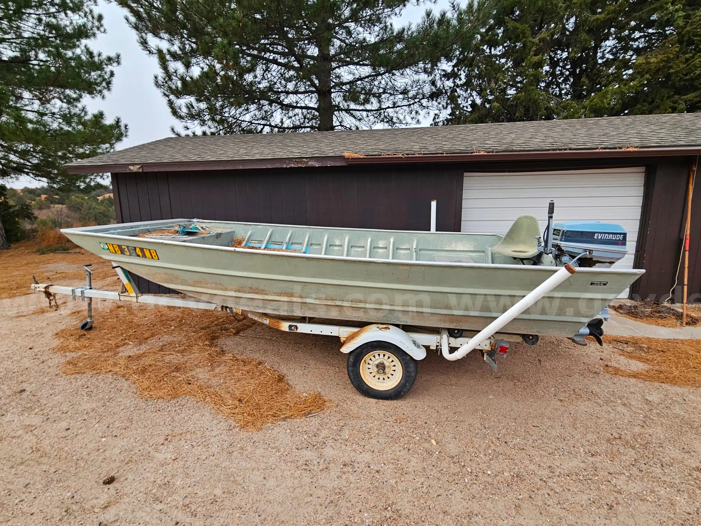 Boat Motor & Trailer