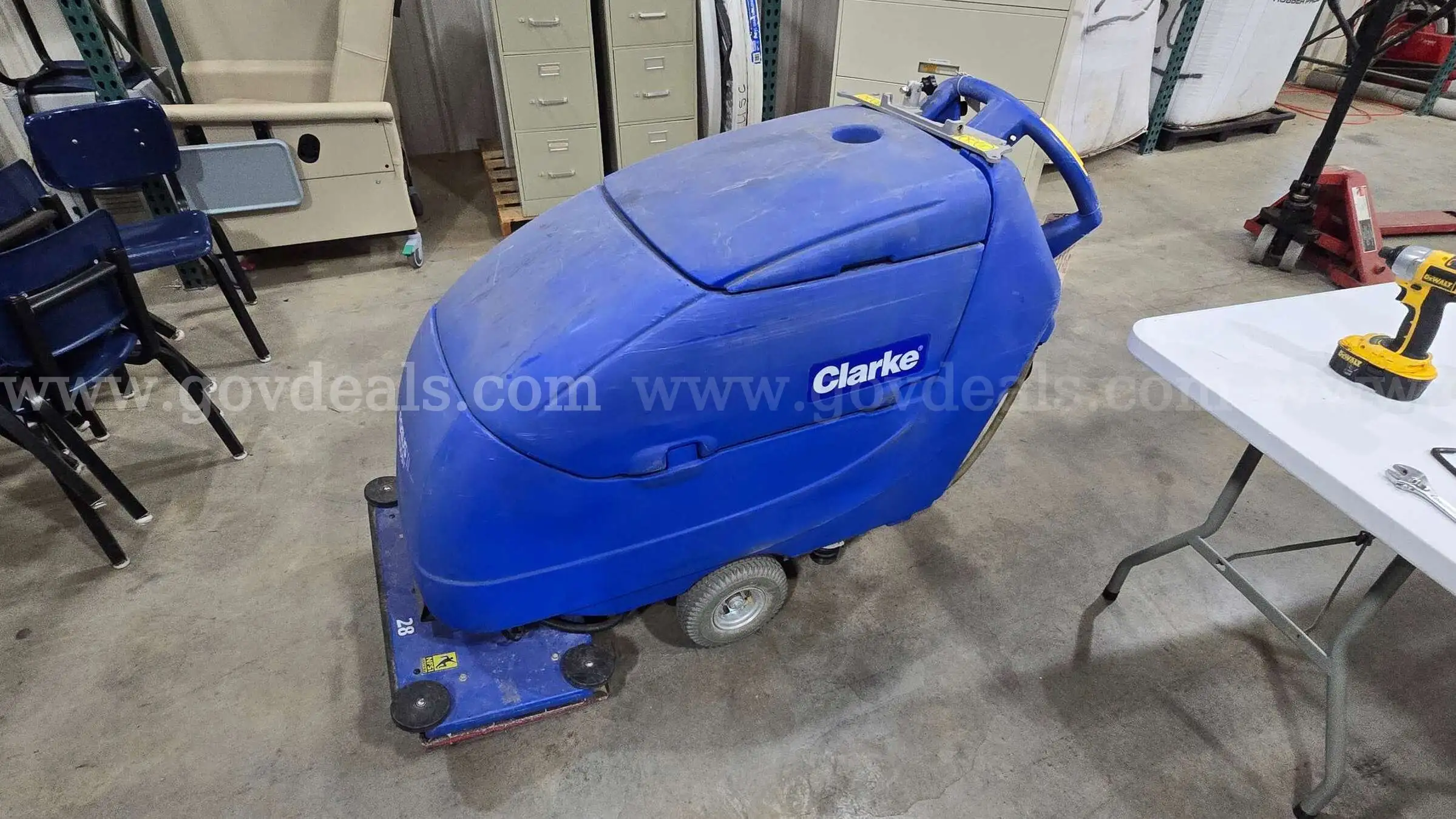 Clarke 28 Commercial Walk-Behind Floor Scrubber Lot 1 of 5
