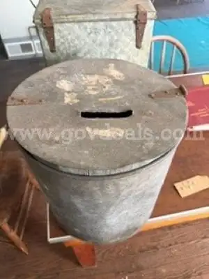 LOT of 16 Vintage Ballot Boxes