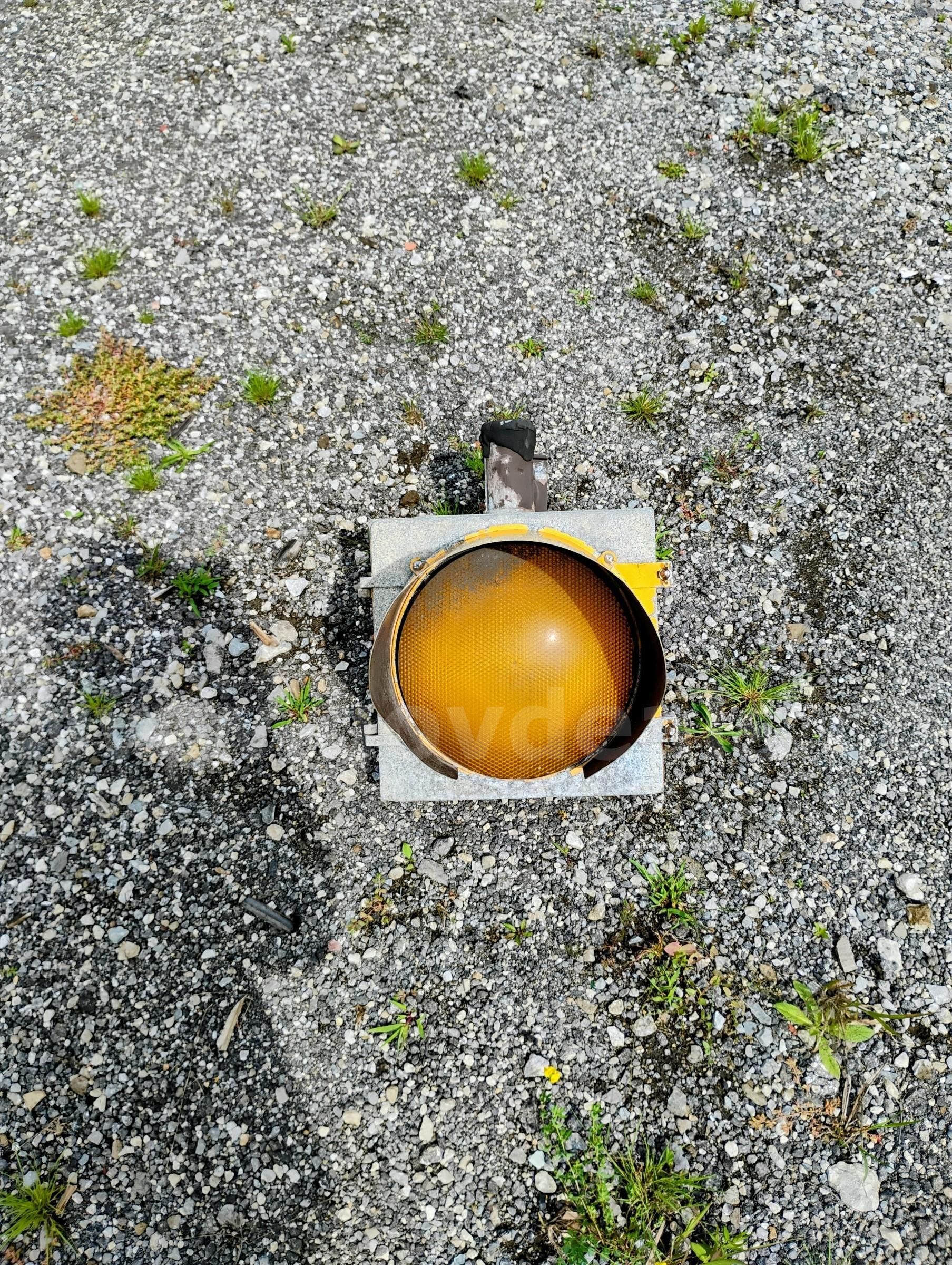 2 Single Aluminum Traffic signals