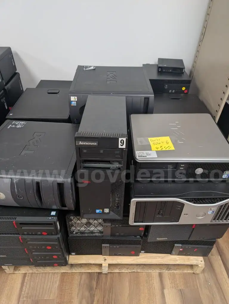 Pallet of 42 parts desktops - Various Models