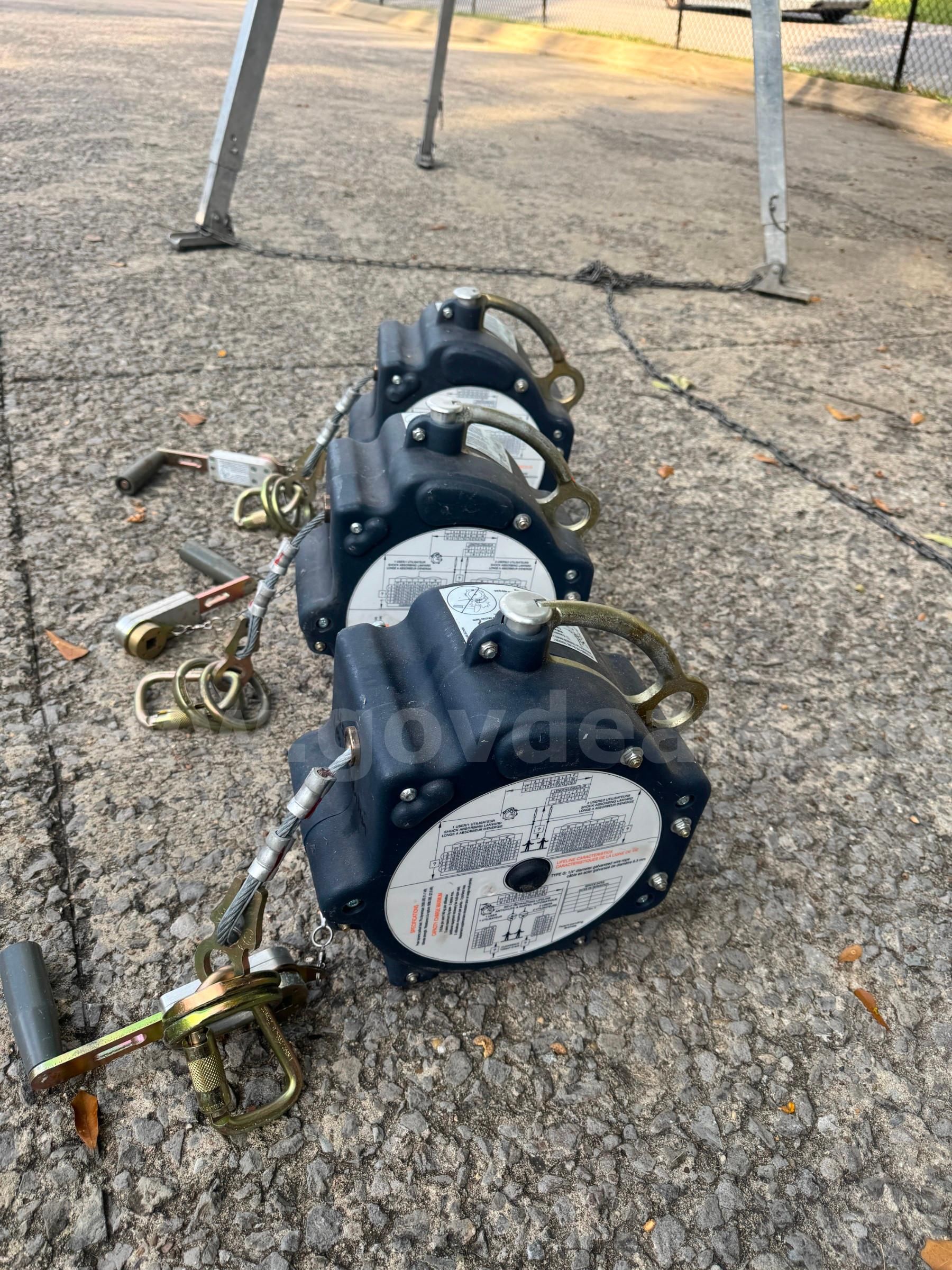DBI Sala 60 ft. EZ-Line Retractable Horizontal Lifeline System x 3