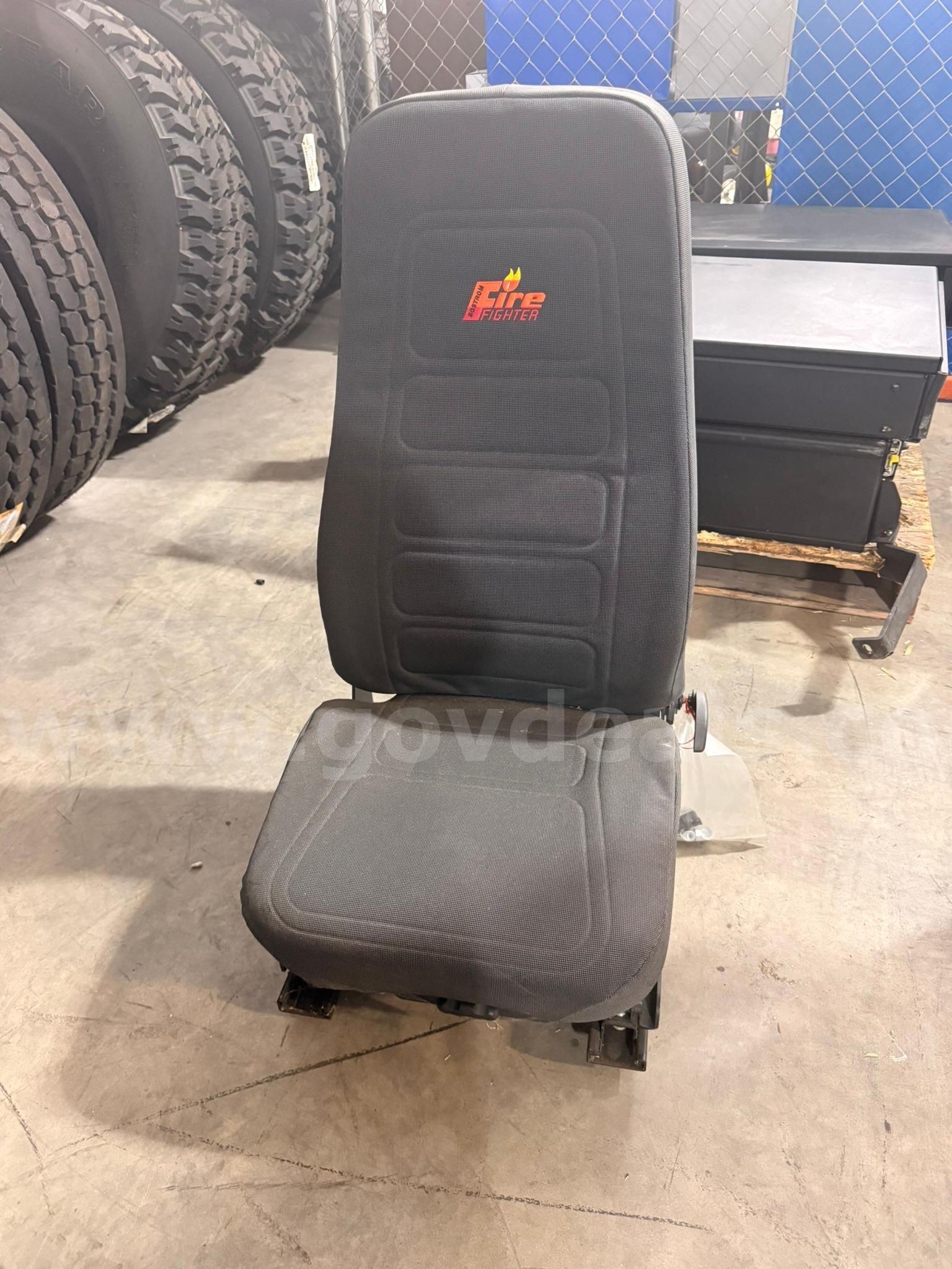 Unused H.O. Bostrom Fire Fighter Power Seat Fire Apparatus Truck Seat