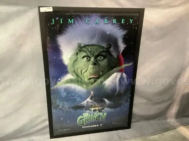 Filmed in Utah How the Grinch Stole Christmas Movie Poster approx. 29 x 42