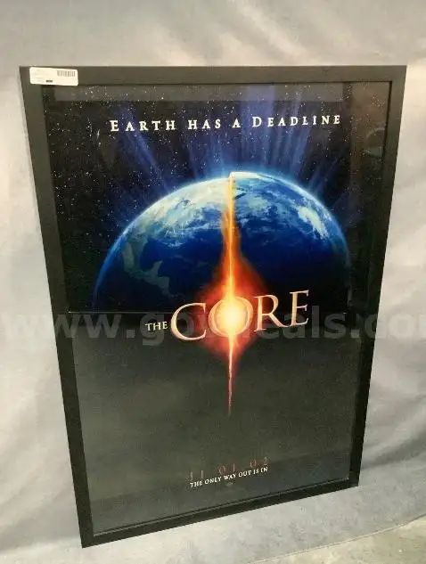 Filmed in Utah The Core Movie Poster Approx. 29x42