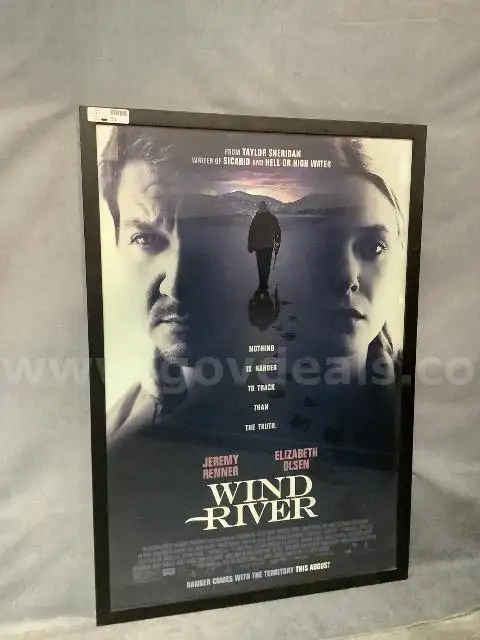 Filmed in Utah movie poster Wind River Approx. 29x42