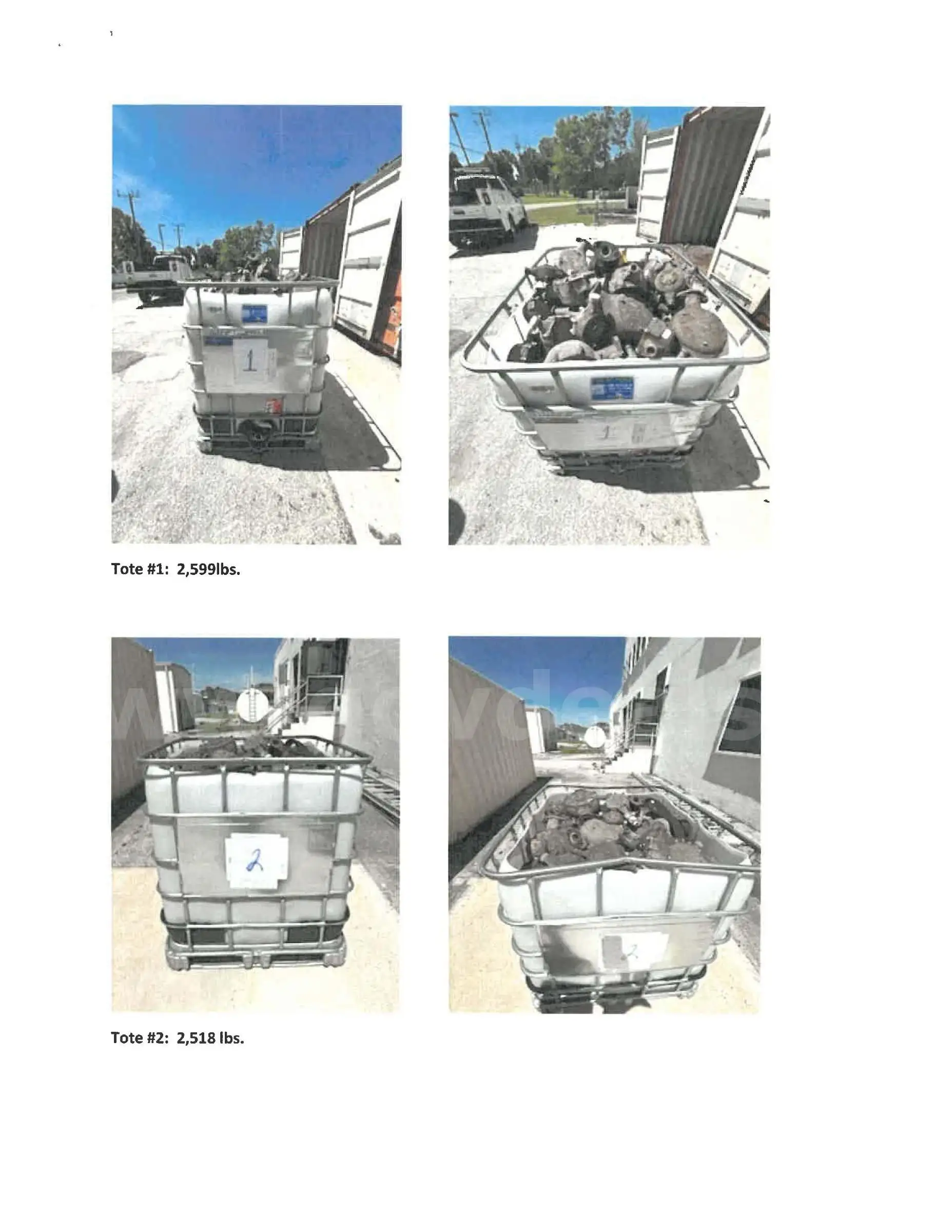 Scrap Brass Meters (11 Totes)