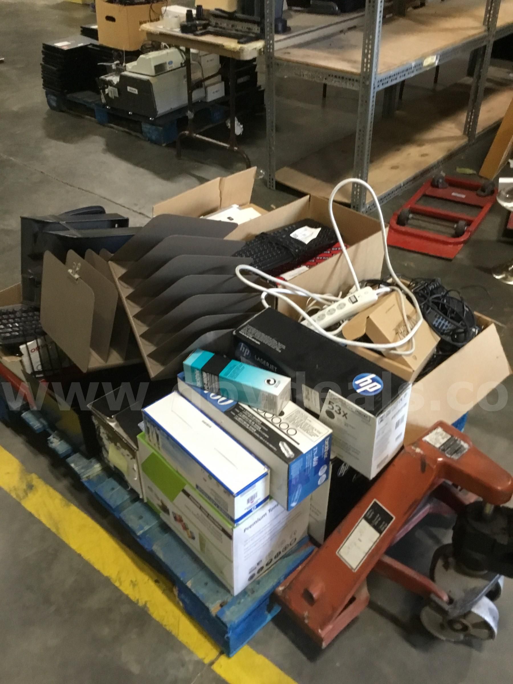OFFICE SUPPLIES box of electronic