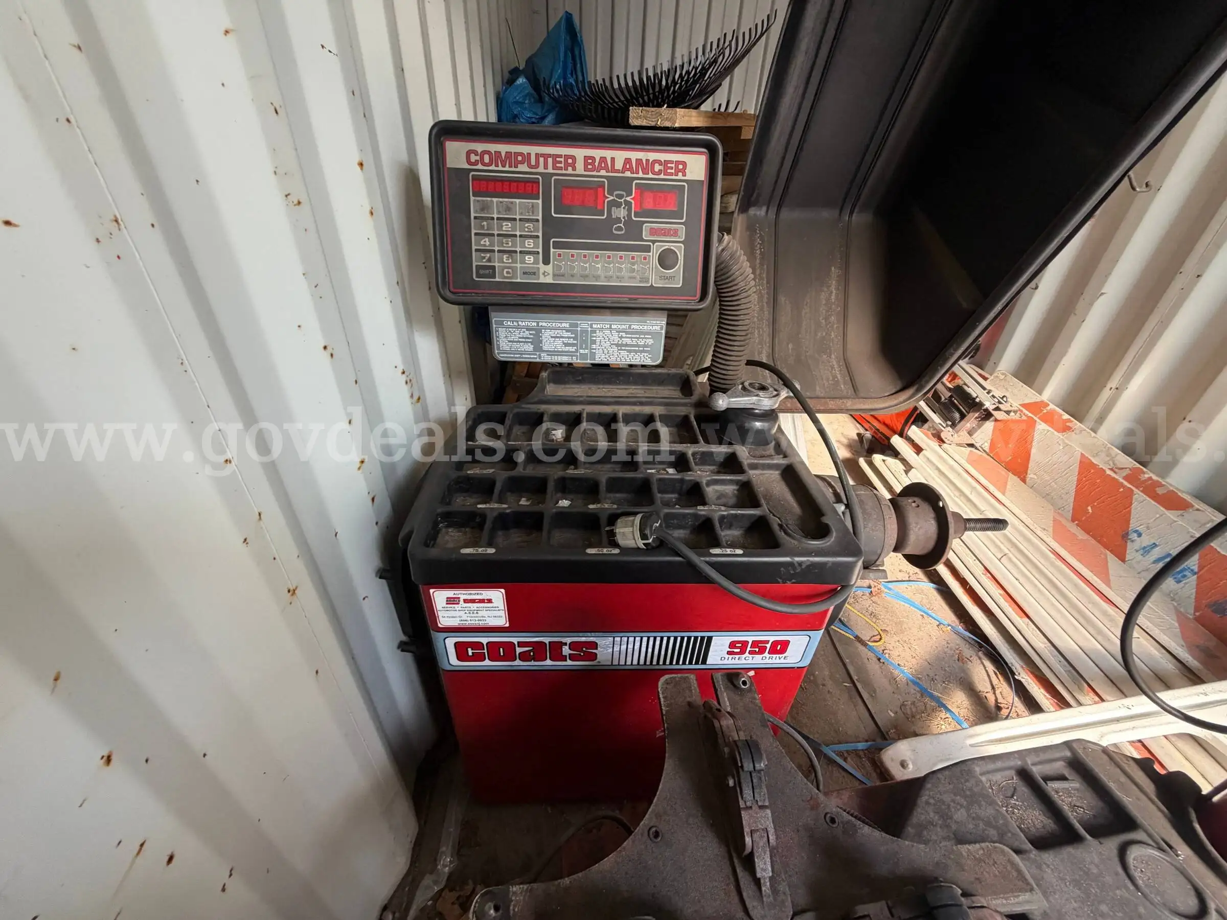 Coats 950 Direct Drive Computer Wheel Balancer