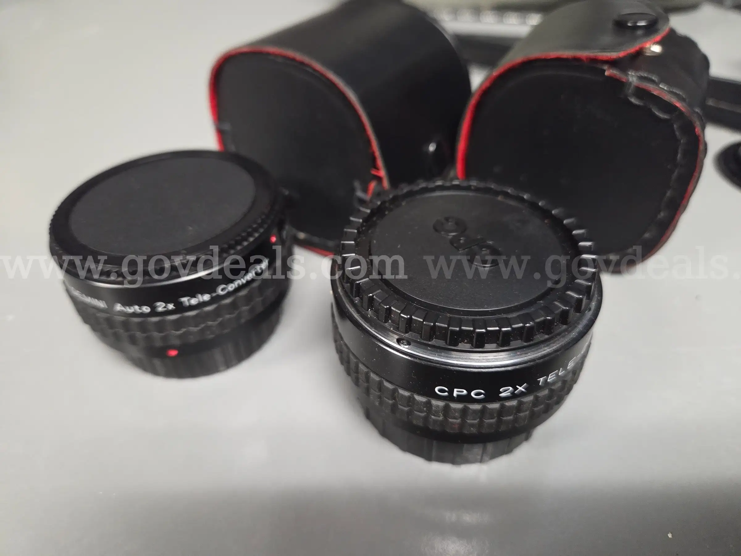 Vintage auto 2x teleconventer lenses